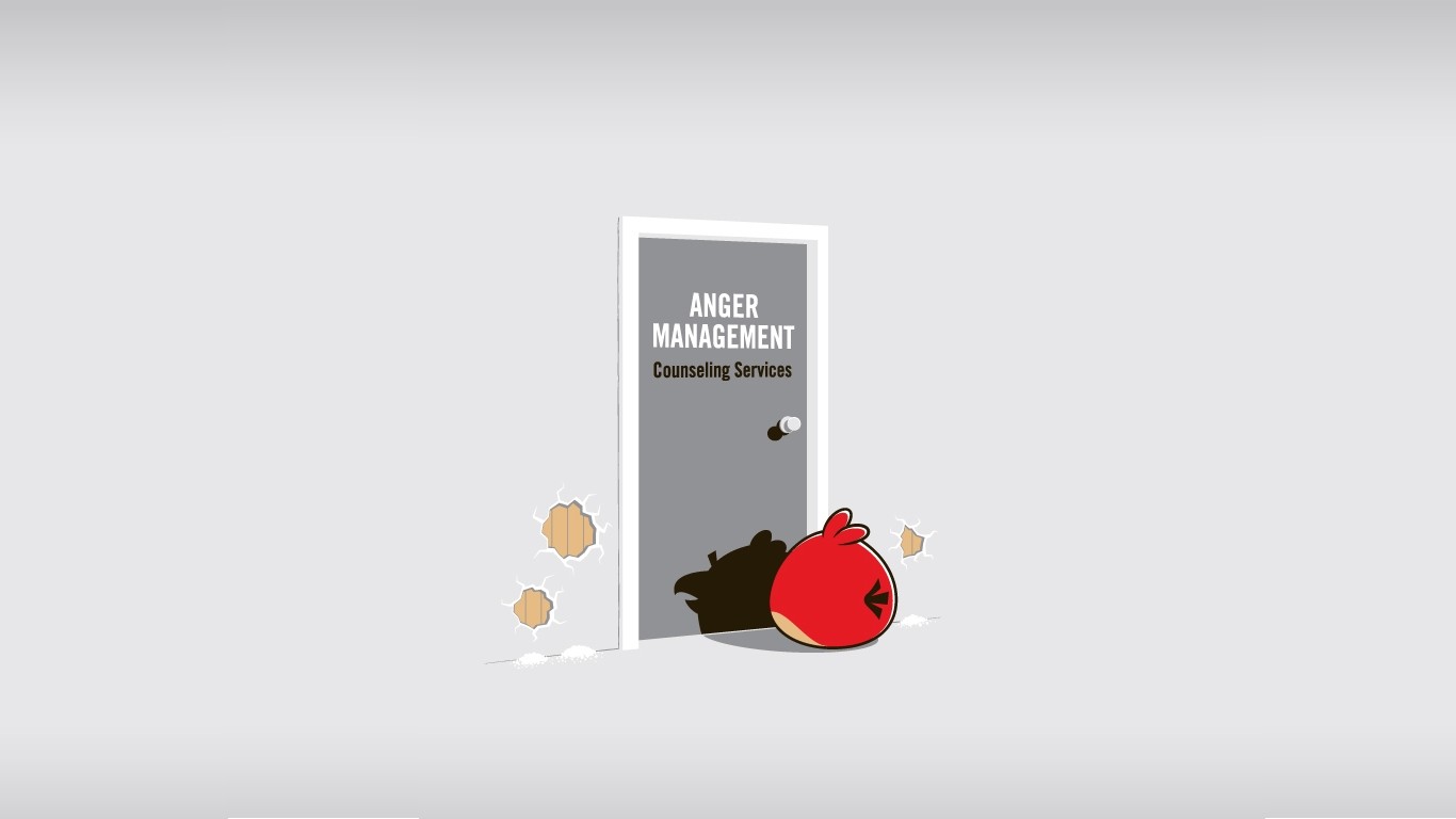 Angry Birds Anger Management desktop PC and Mac wallpaper