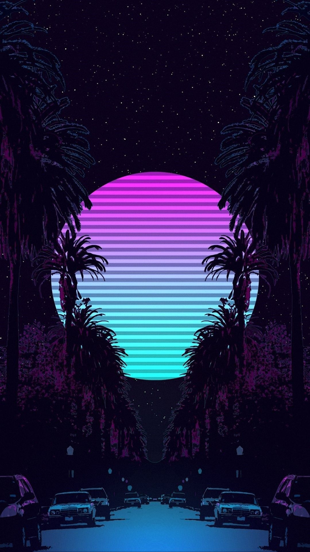 Vaporwave iPhone Wallpaper