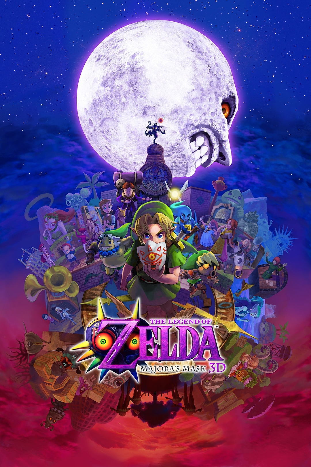 The Legend of Zelda: Majora's Mask 3D V2 24 X 36