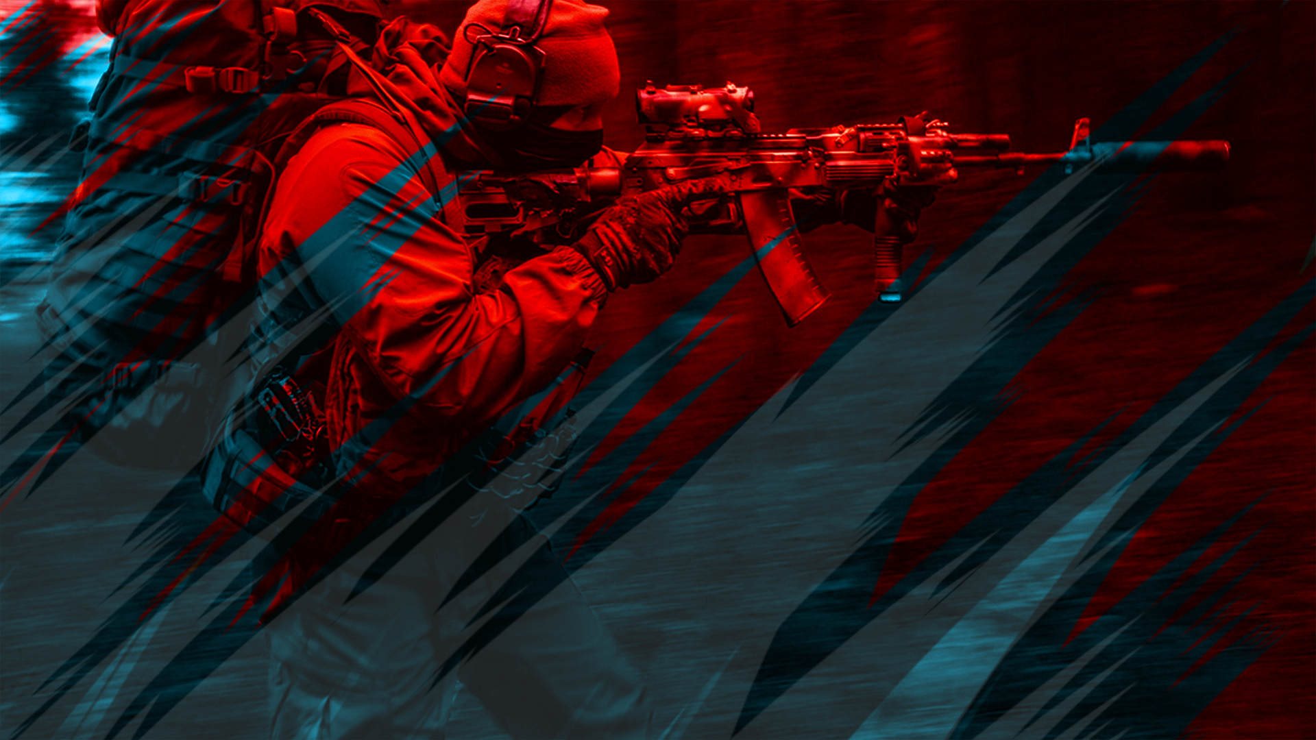 illustration, red, Spetsnaz, Russian Army, line, darkness, screenshot, computer Gallery HD Wallpaper