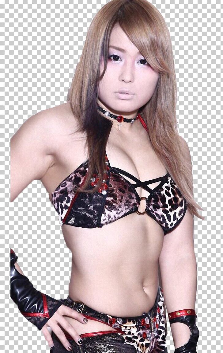 Io Shirai World Wonder Ring Stardom Professional Wrestling Japan Professional Wrestler PNG, Clipart, Arm, Brassiere, Brown