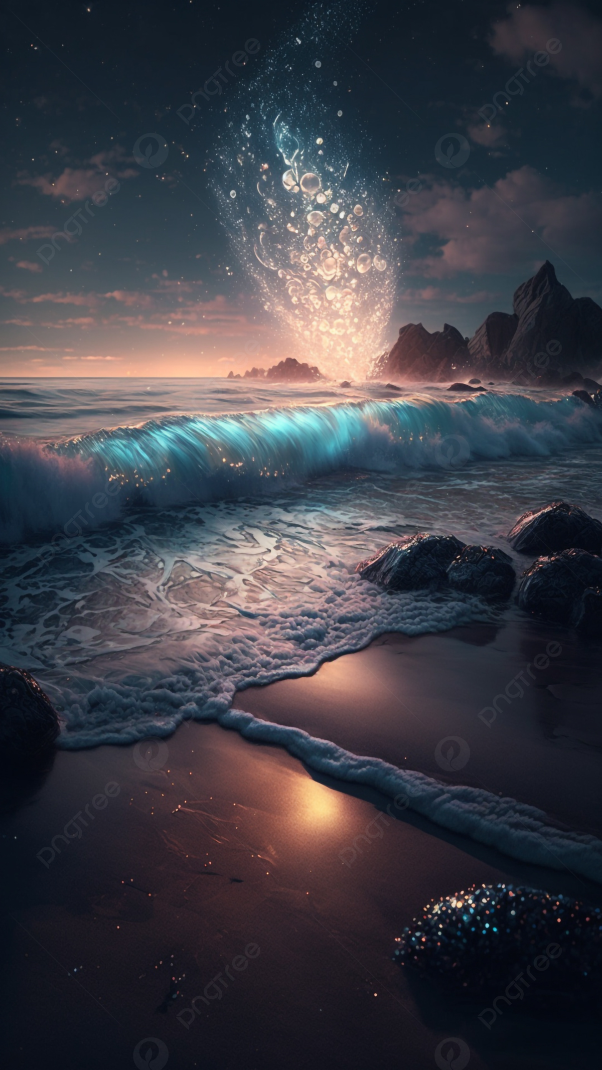 Summer Beach Sunrise Beautiful Background Wallpaper Image For Free Download