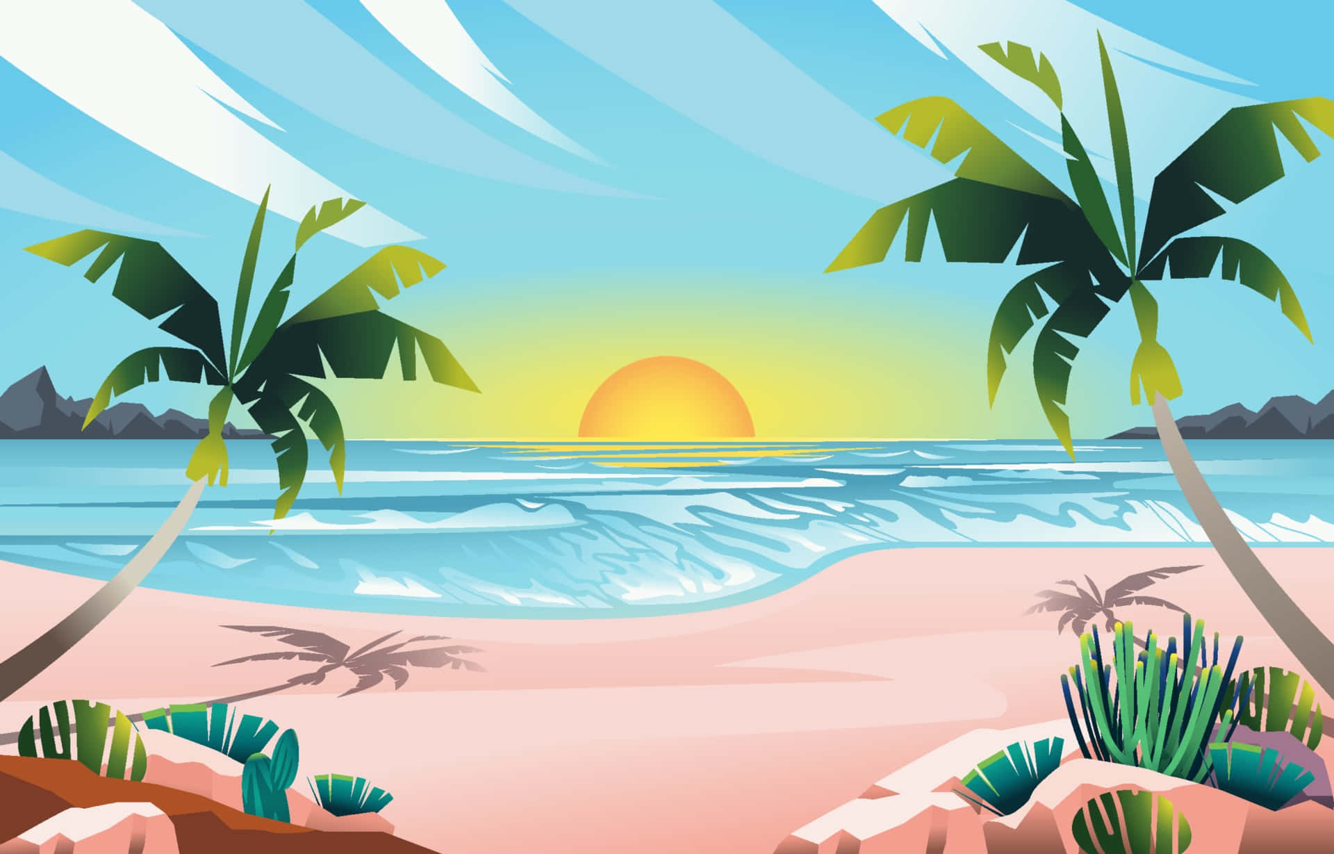 Summer Beach Background s