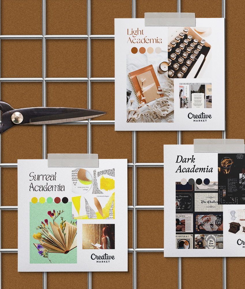 Moodboard Series: Academia Aesthetic Market Blog