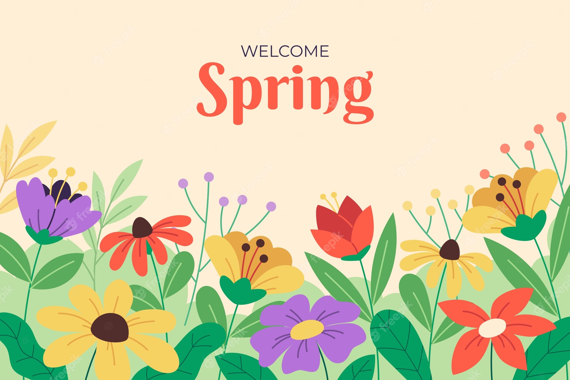 Springtime Flowers Image
