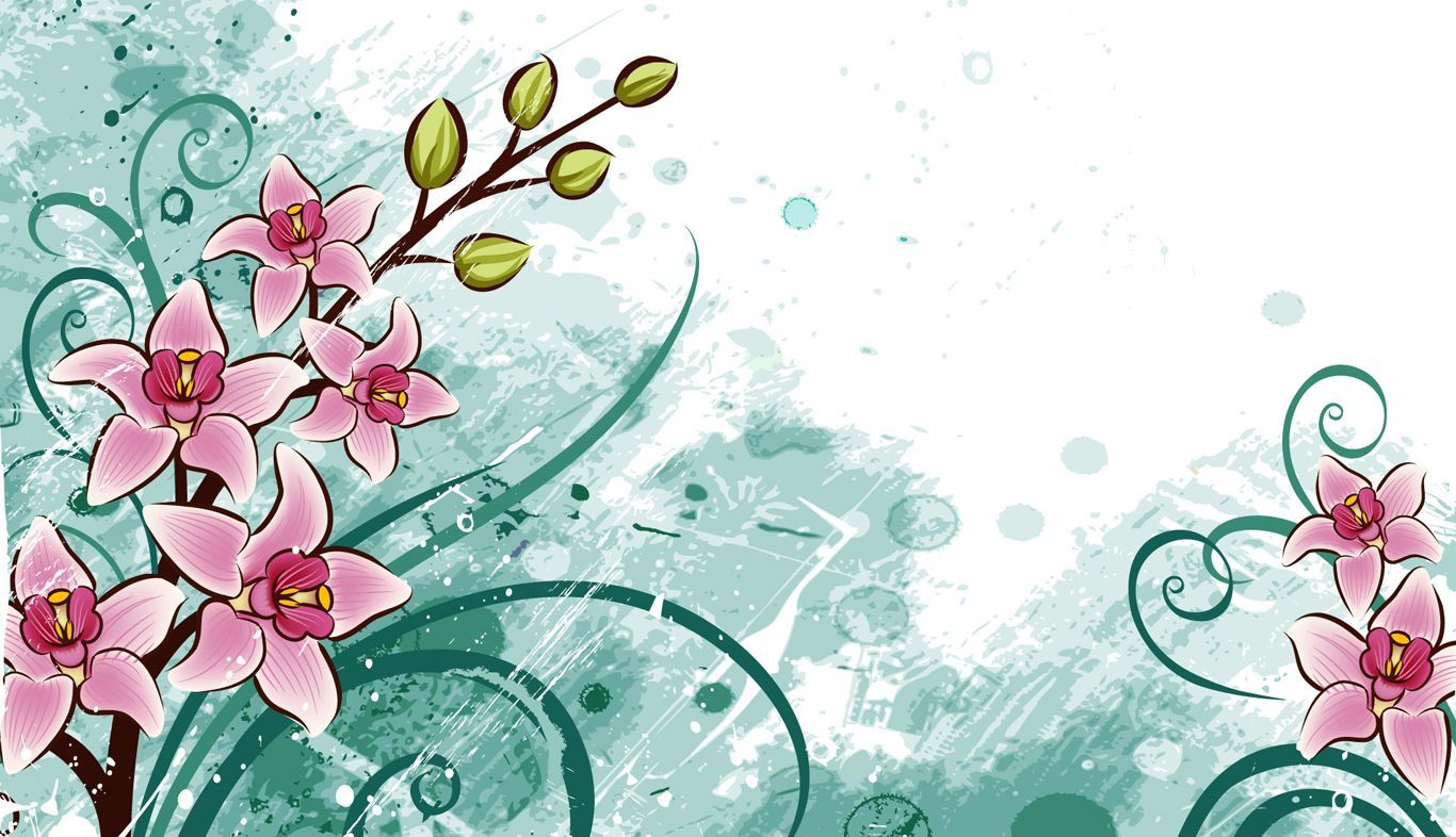 Cartoon Flower Wallpaper