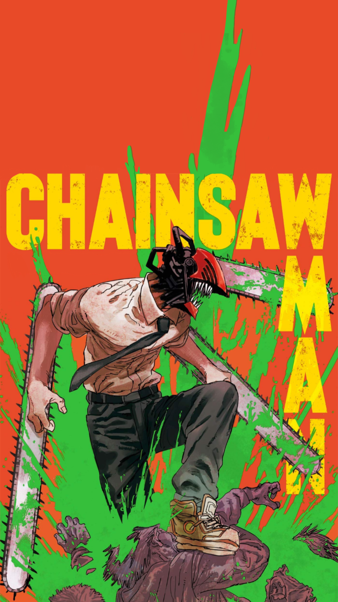 Chainsaw Man 4K Phone iPhone Wallpaper #5421b