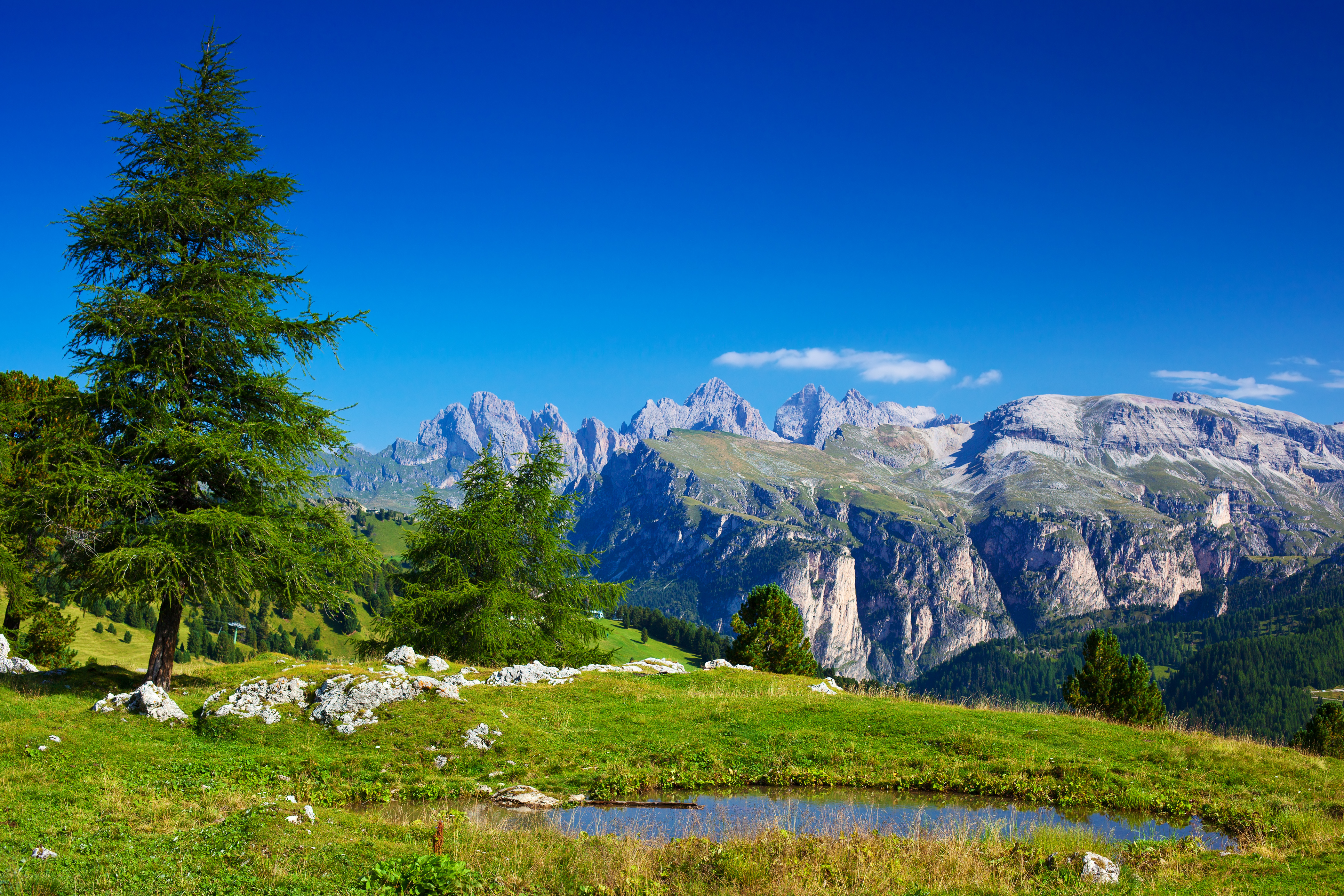 Alps mountains, Sunny day, Italy, 4K Gallery HD Wallpaper