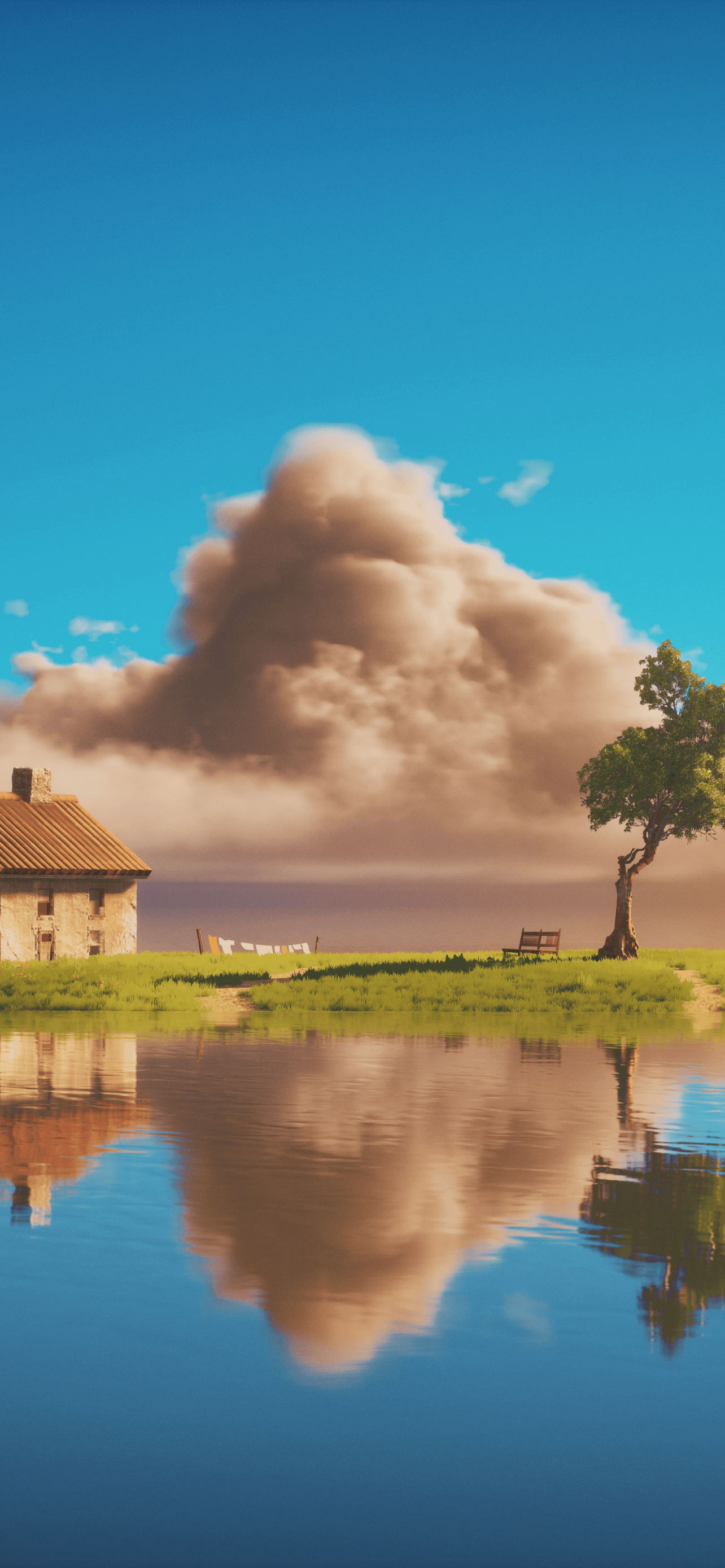 Wallpaper 4K, Sunny day, Daylight, Blue Sky