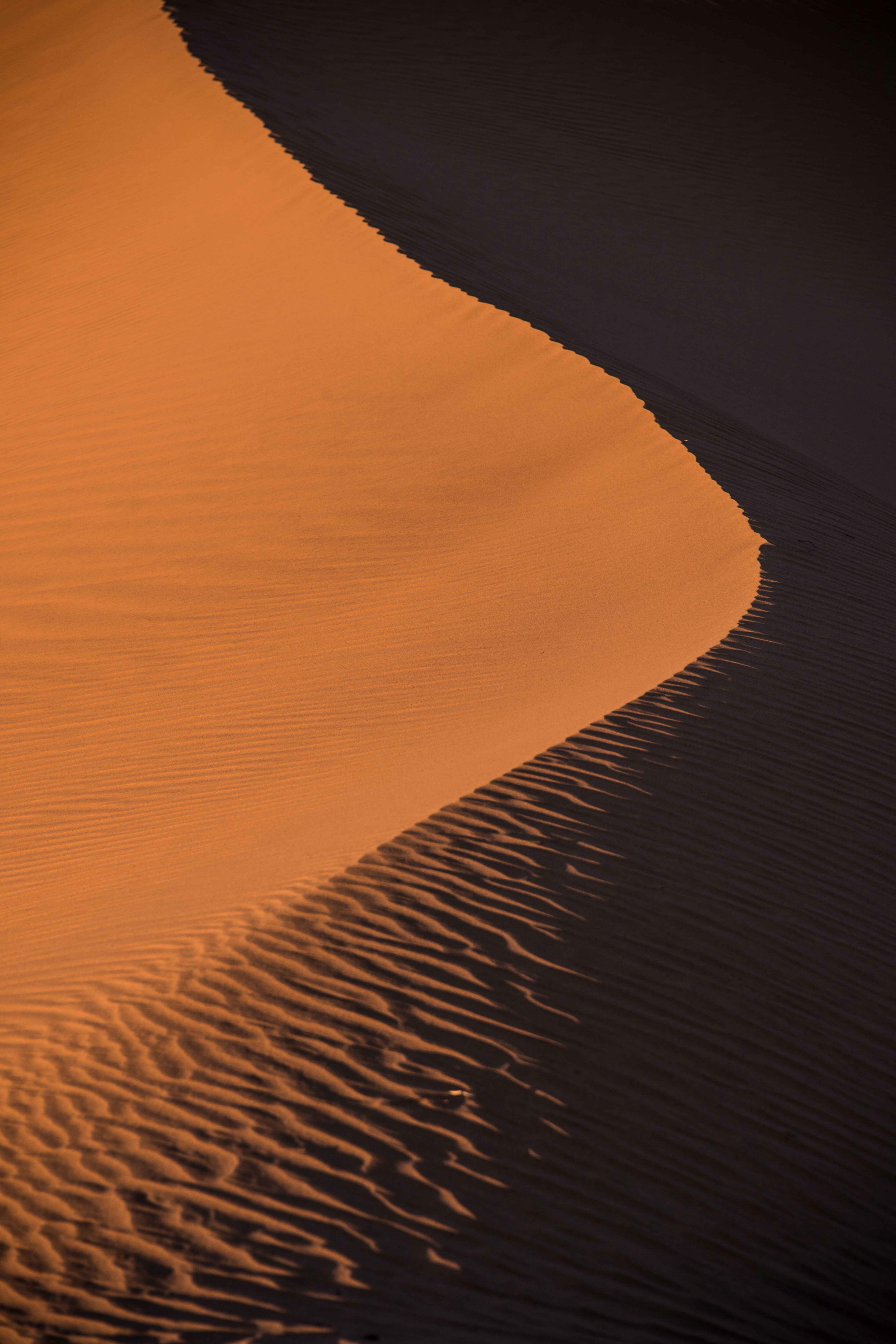 Wallpaper / sand dune desert and ripples HD 4k wallpaper free download