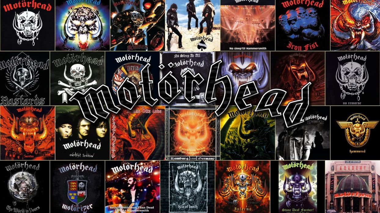 MOTORHEAD heavy metal hard rock collage q wallpaperx1080