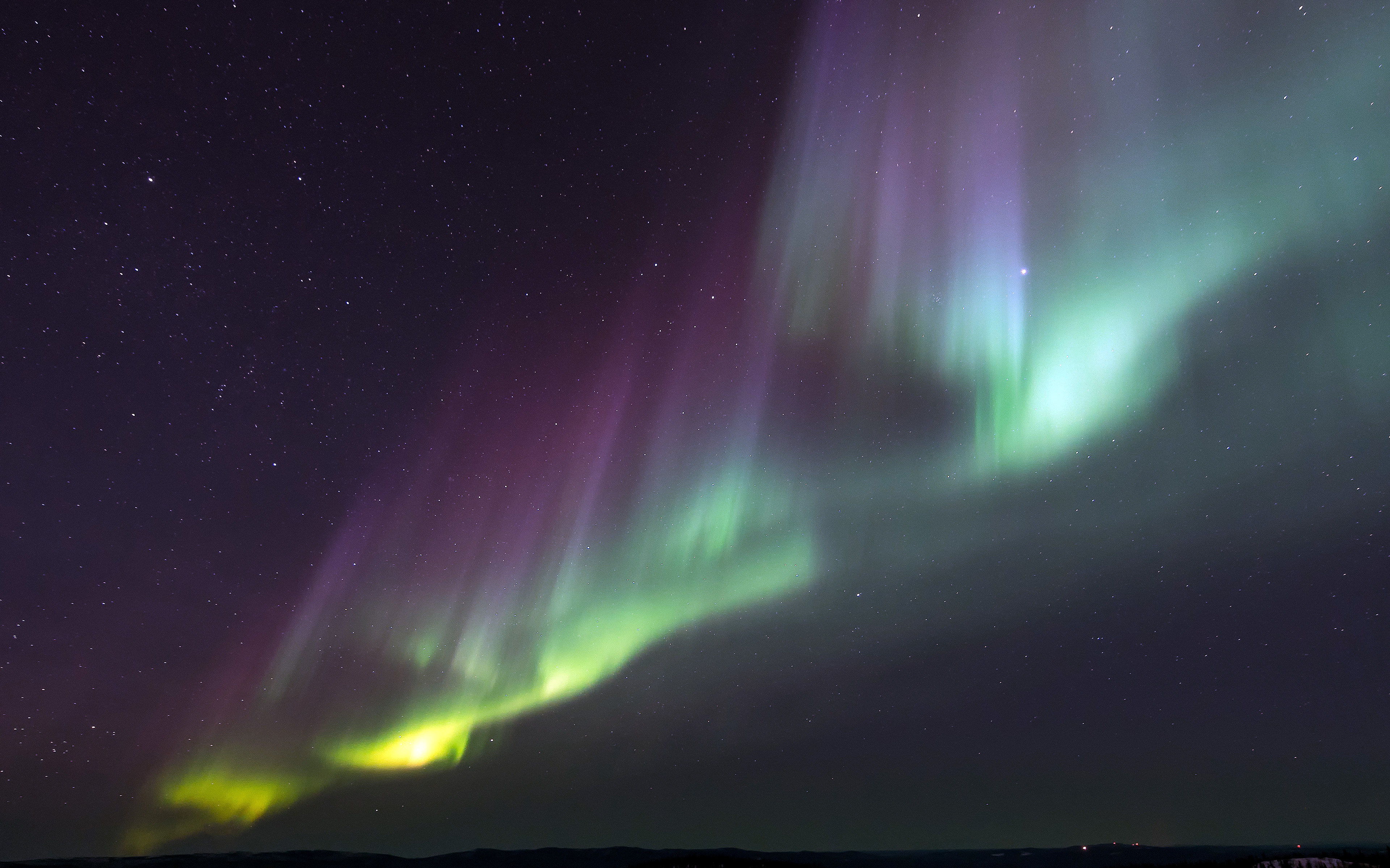 wallpaper for desktop, laptop. aurora night sky awesome beautiful color