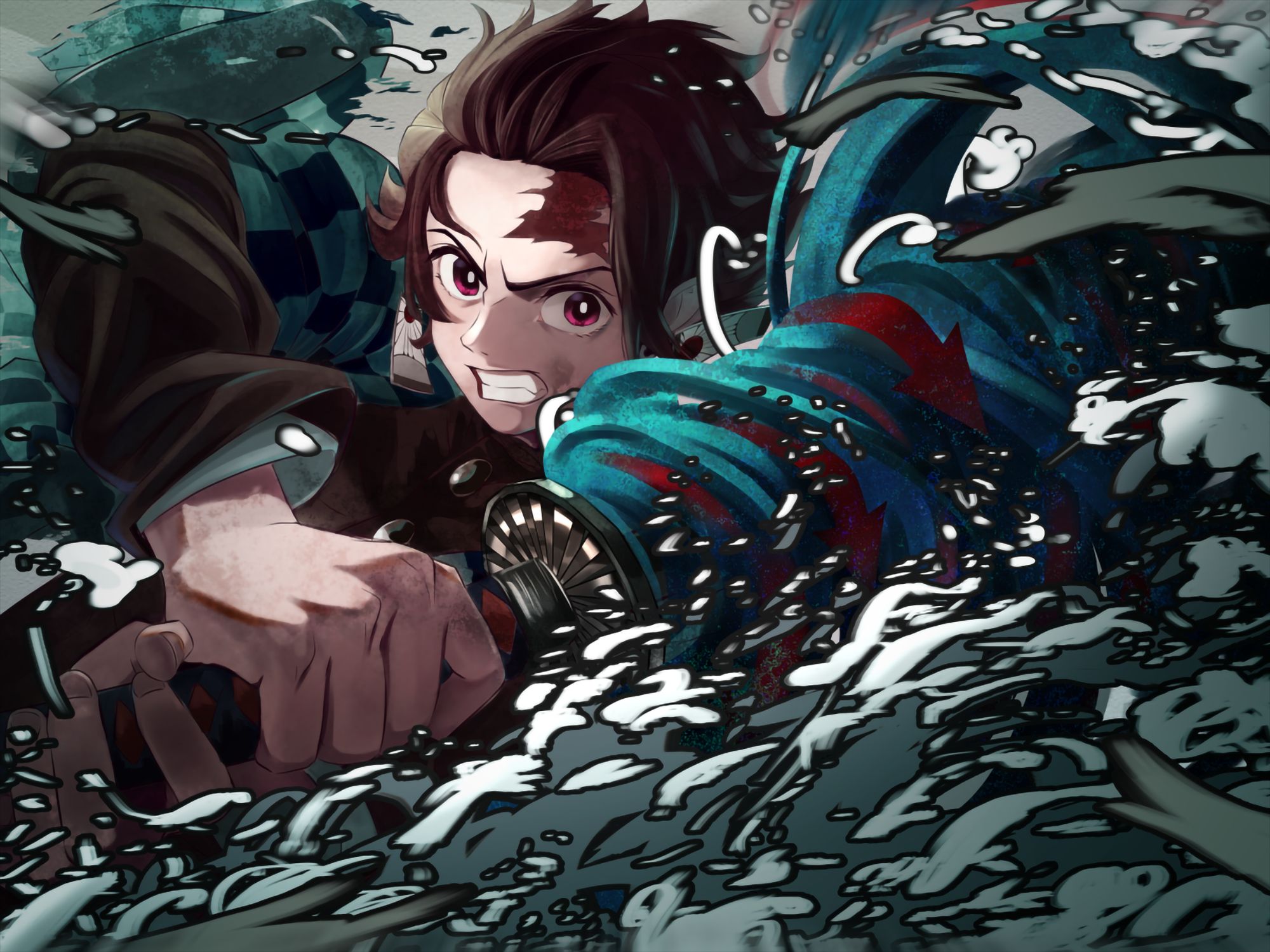 HD desktop wallpaper: Anime, Demon Slayer: Kimetsu No Yaiba, Tanjiro Kamado download free picture