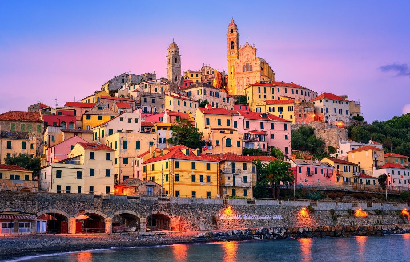 European Town Wallpaper