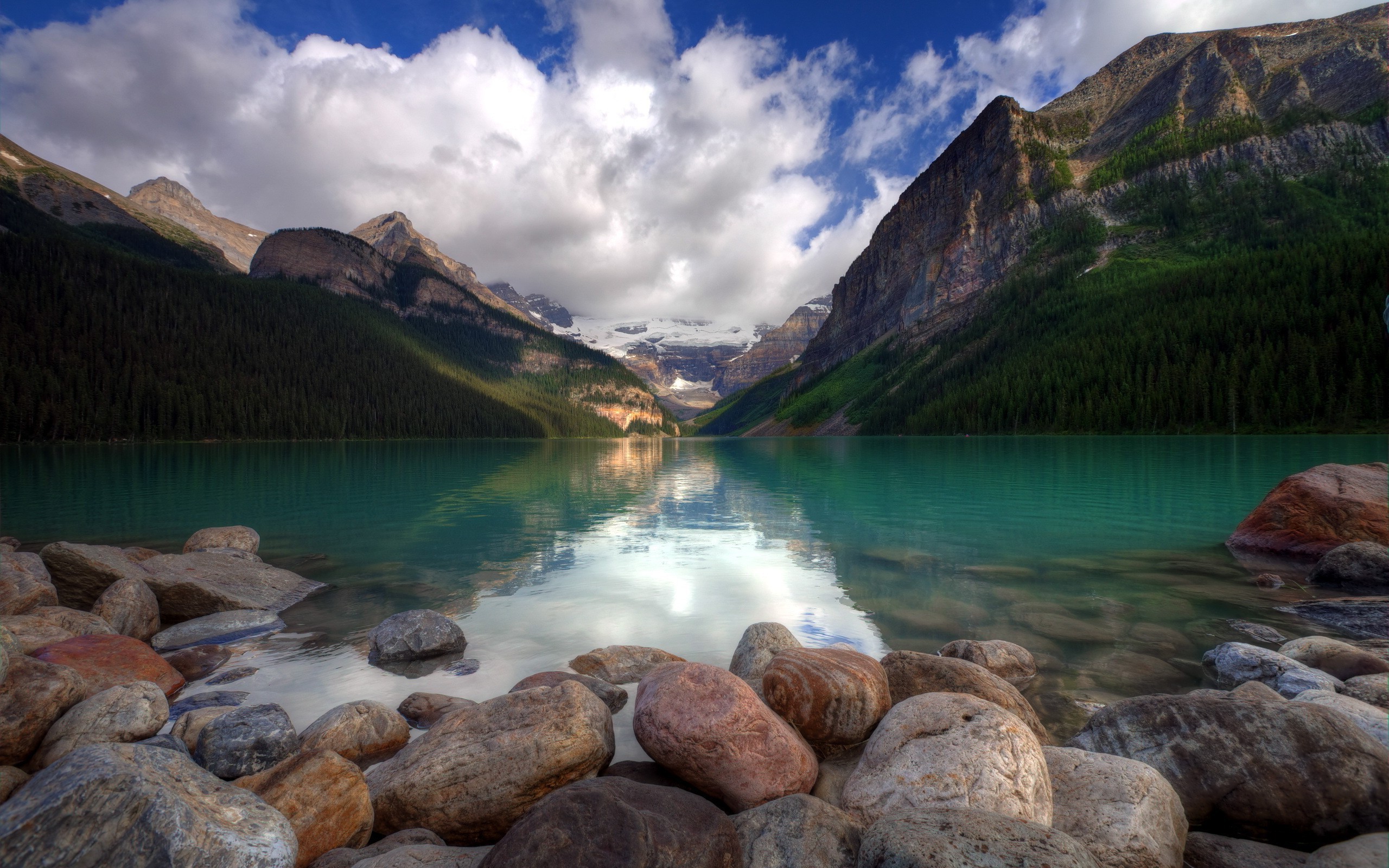 mountain lake HD wallpaper, background