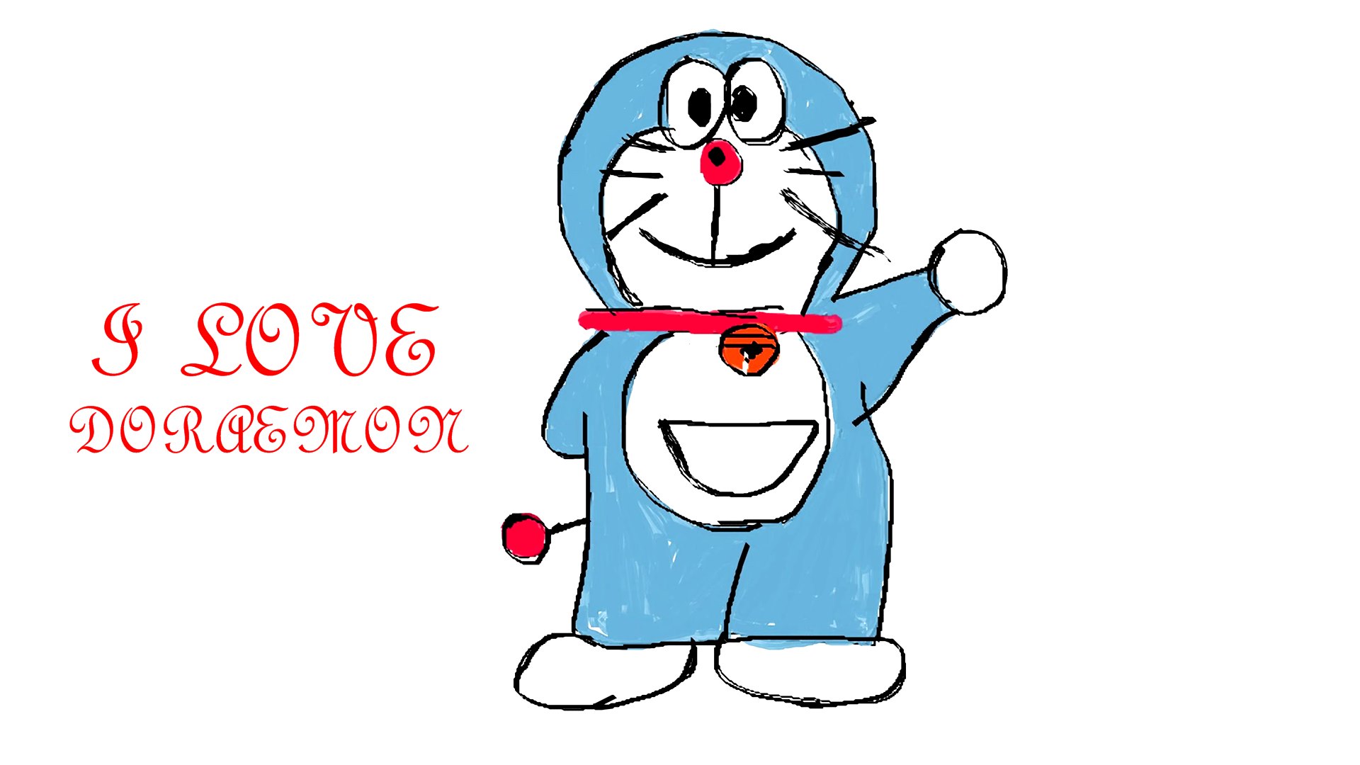 Doraemon Cute Cartoon HD Wallpaper