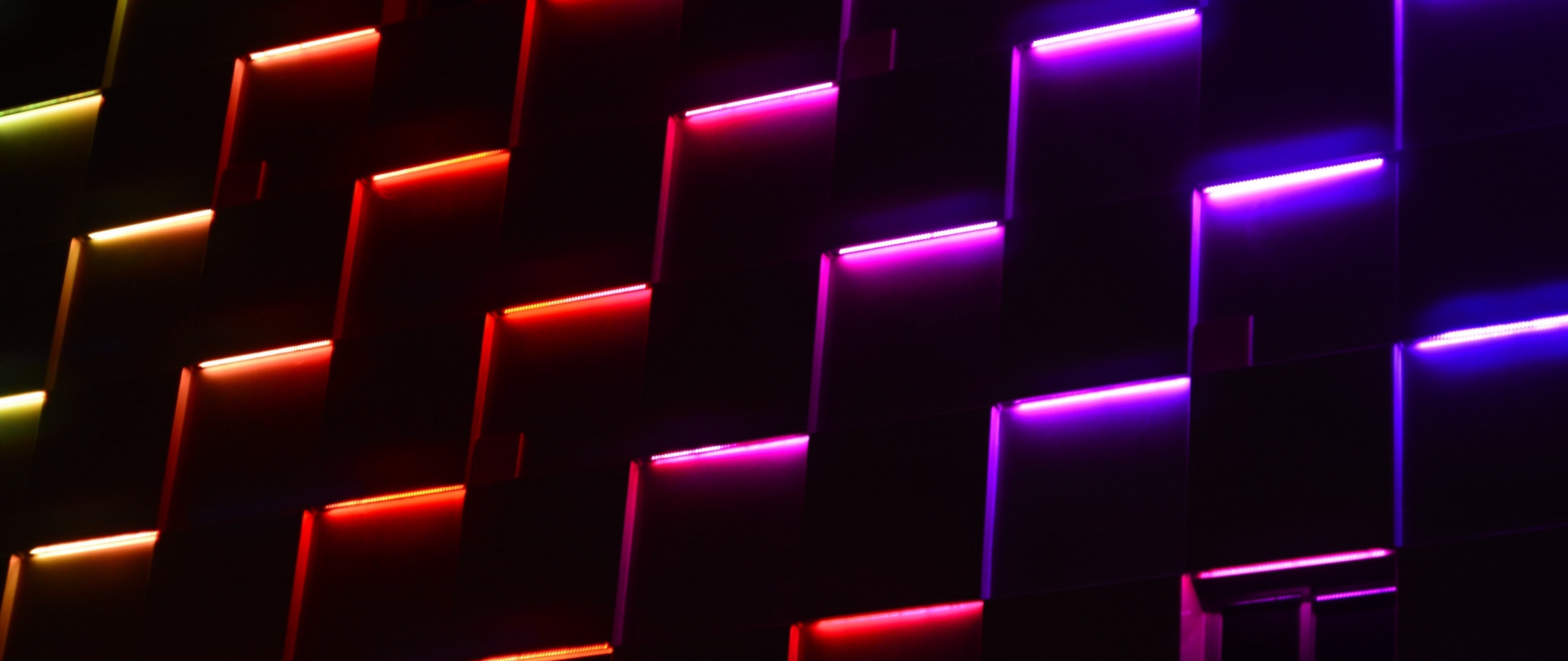 Neon forms at the dark HD Wallpaper 4K Ultra HD Wide TV