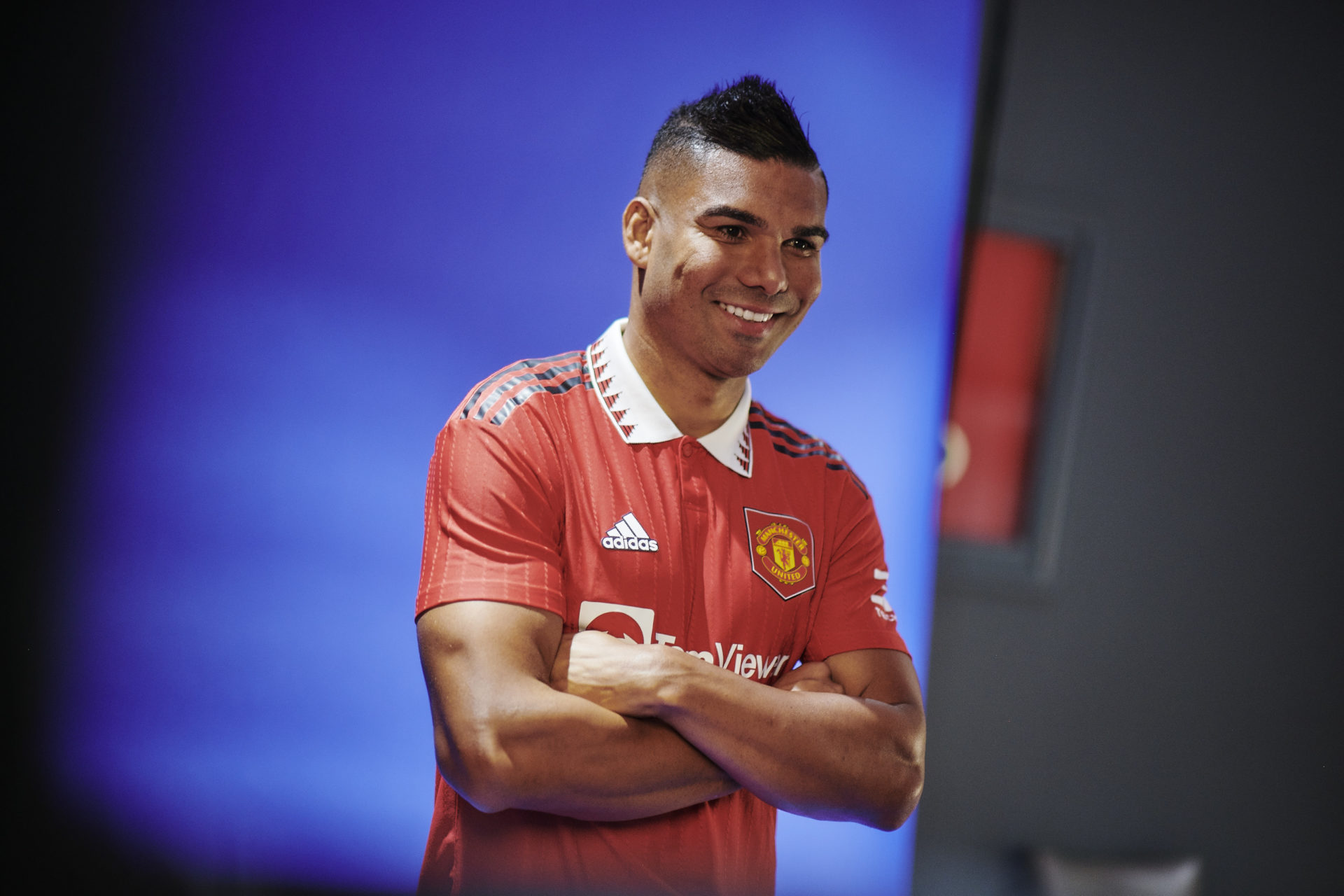 Photos: Casemiro pictured wearing Manchester United kit for first time