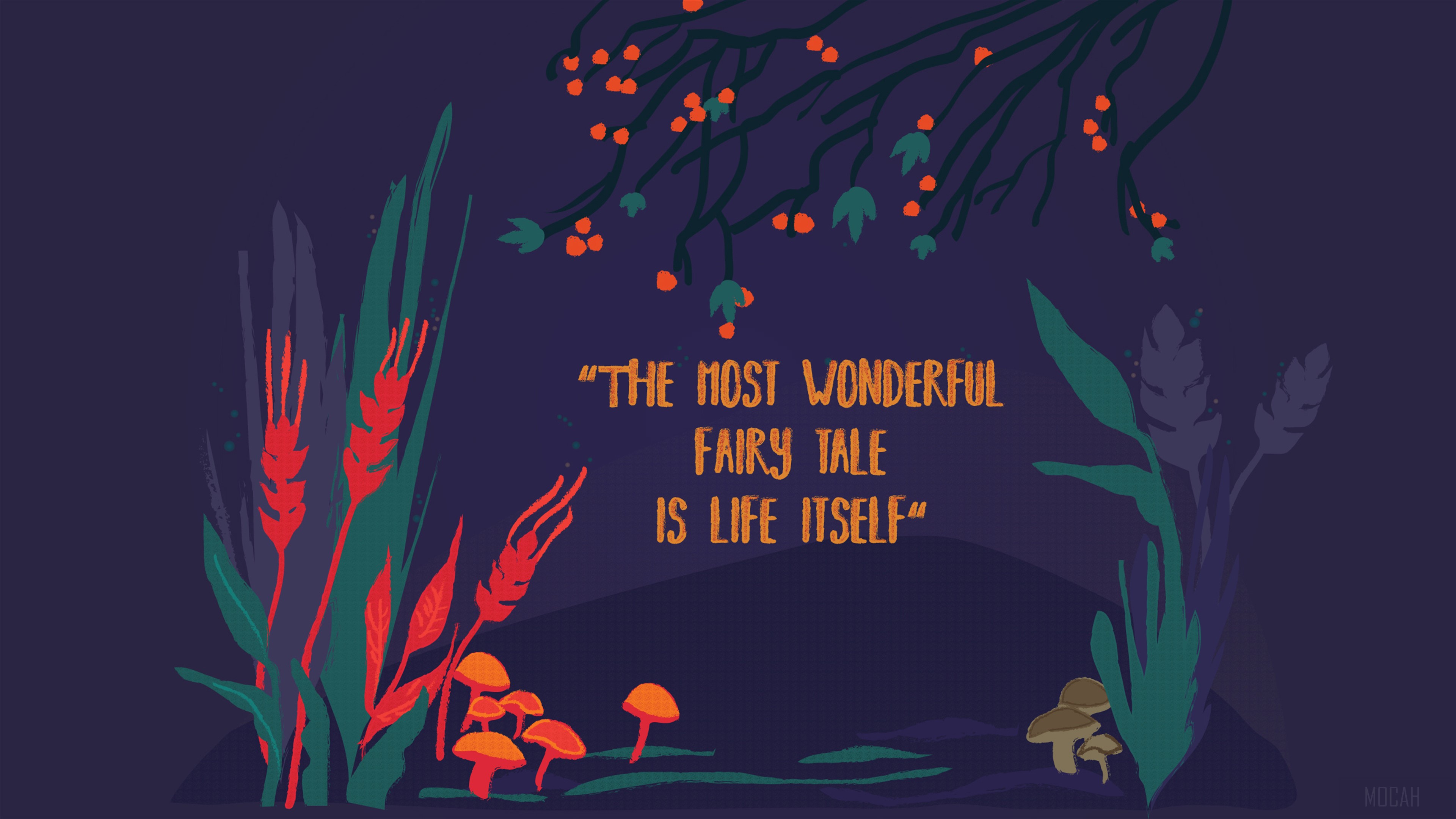 Popular quotes, Fairy tale, Life, Wonderful Gallery HD Wallpaper