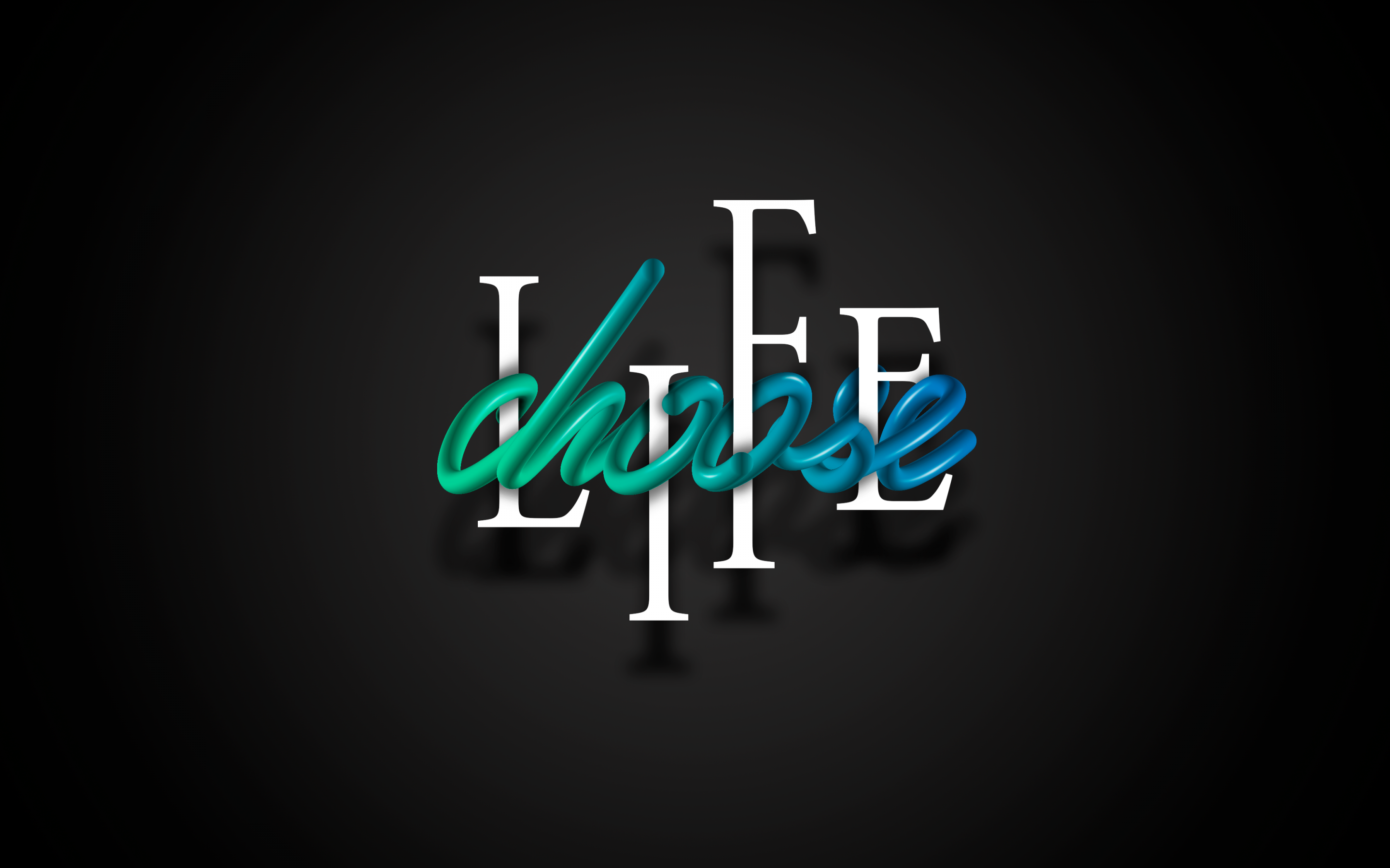 Choose Life Wallpaper 4K, Inspirational Quotes, Black Dark