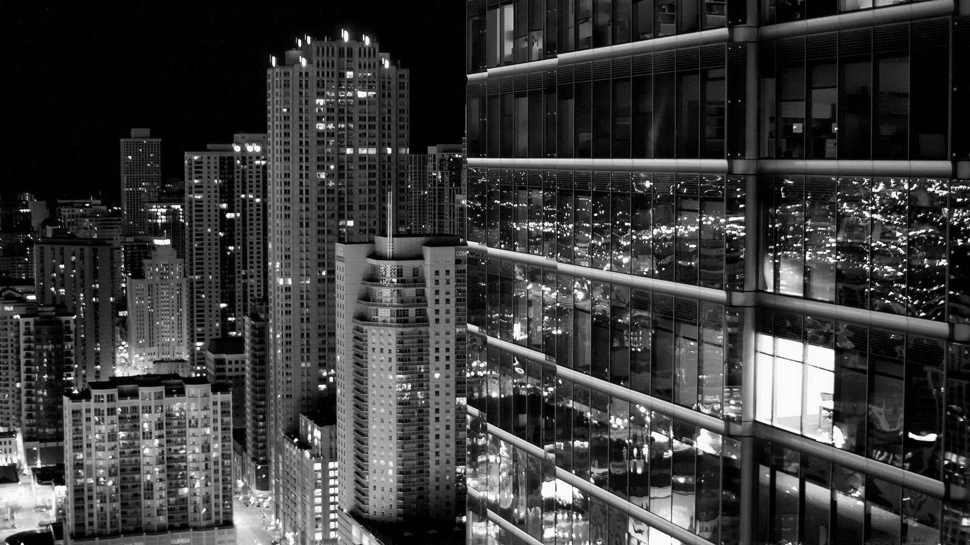 Black and White Building Wallpaper Free Black and White Building Background