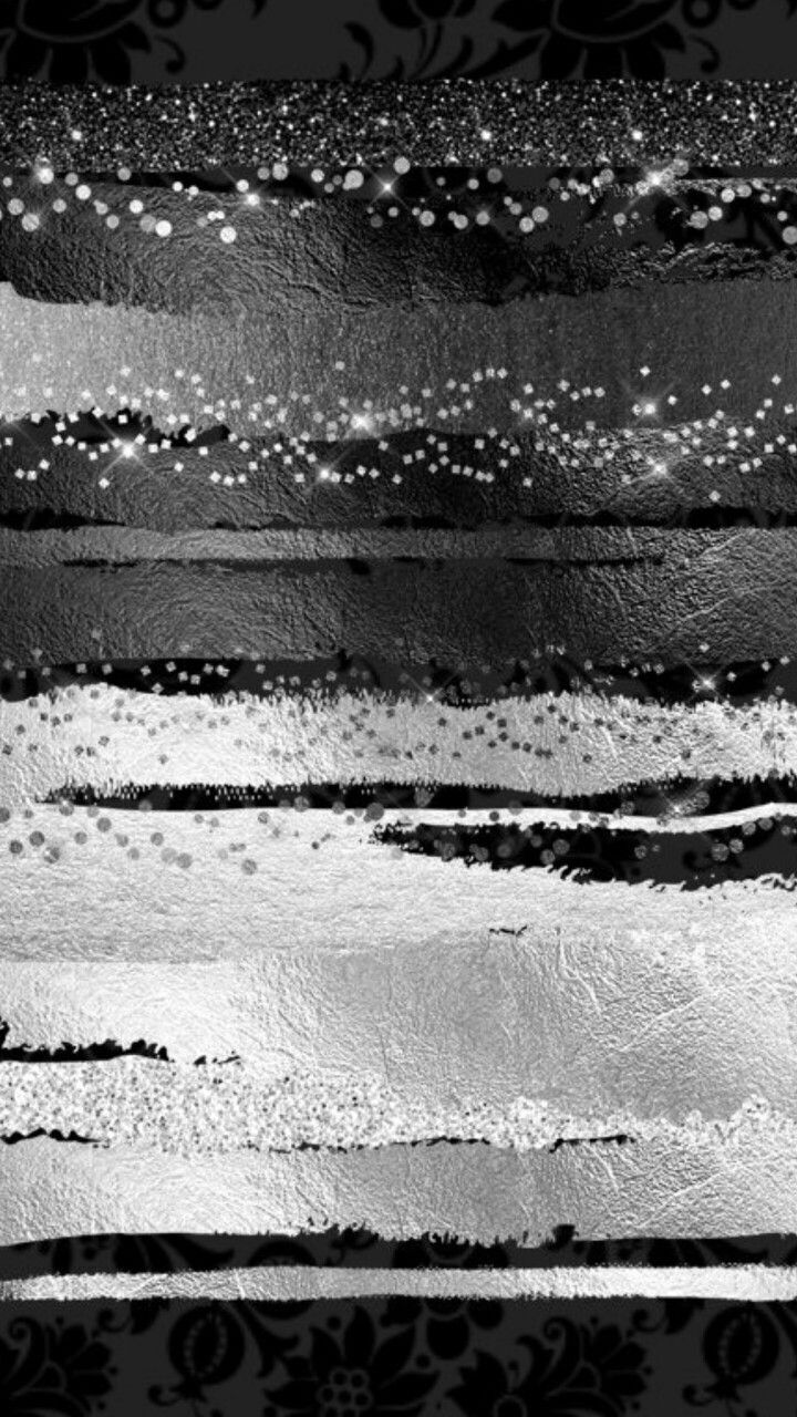 Black and Silver Sparkle Wallpaper. Sparkle wallpaper, Silver sparkle wallpaper, Black glitter wallpaper