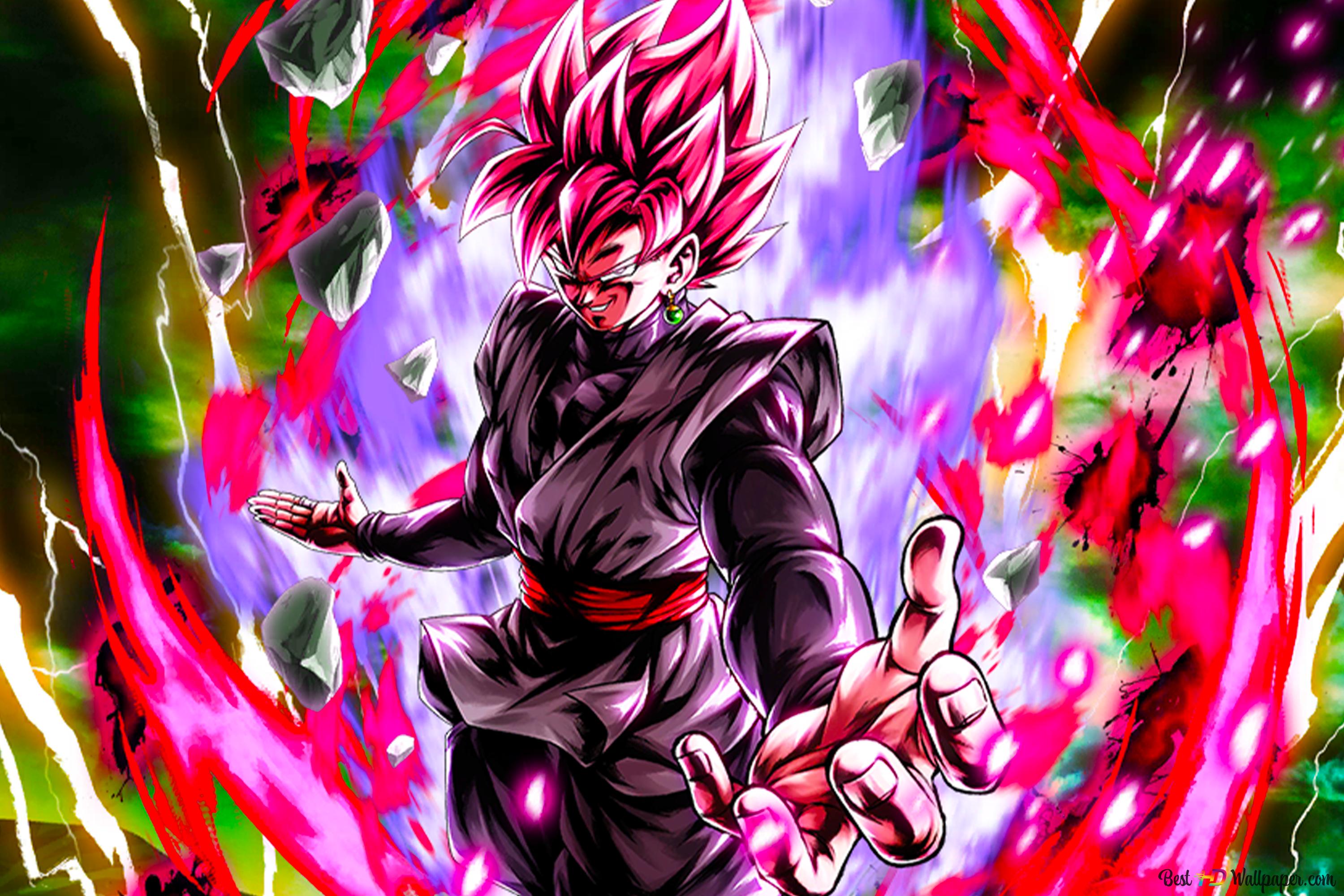 Super Saiyan Rose / Goku Black from Dragon Ball Super [Dragon Ball Legends Arts] for DeskK wallpaper download