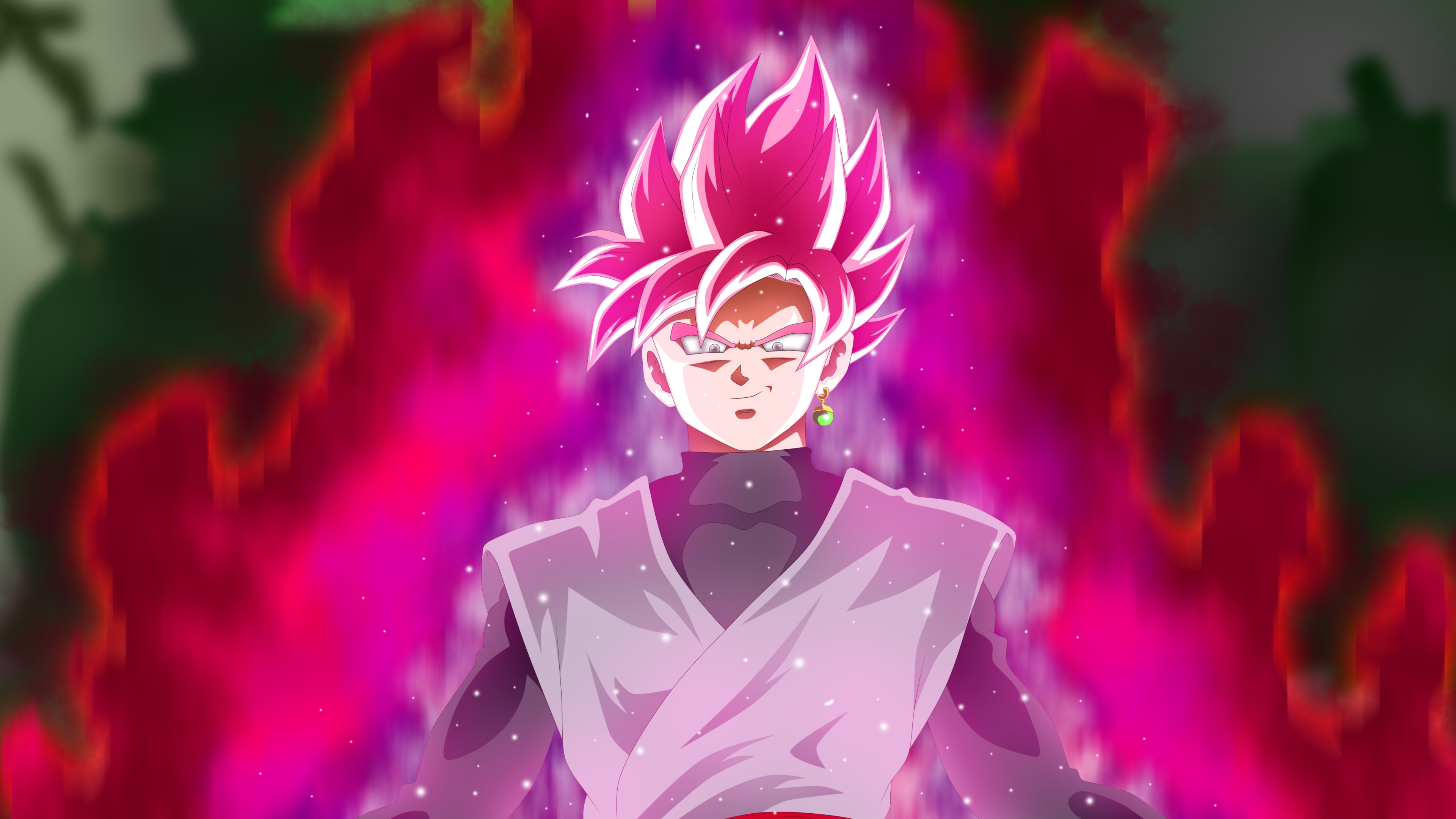 3840x2160 Resolution Cool Black Goku HD Dragon Ball Super 4K