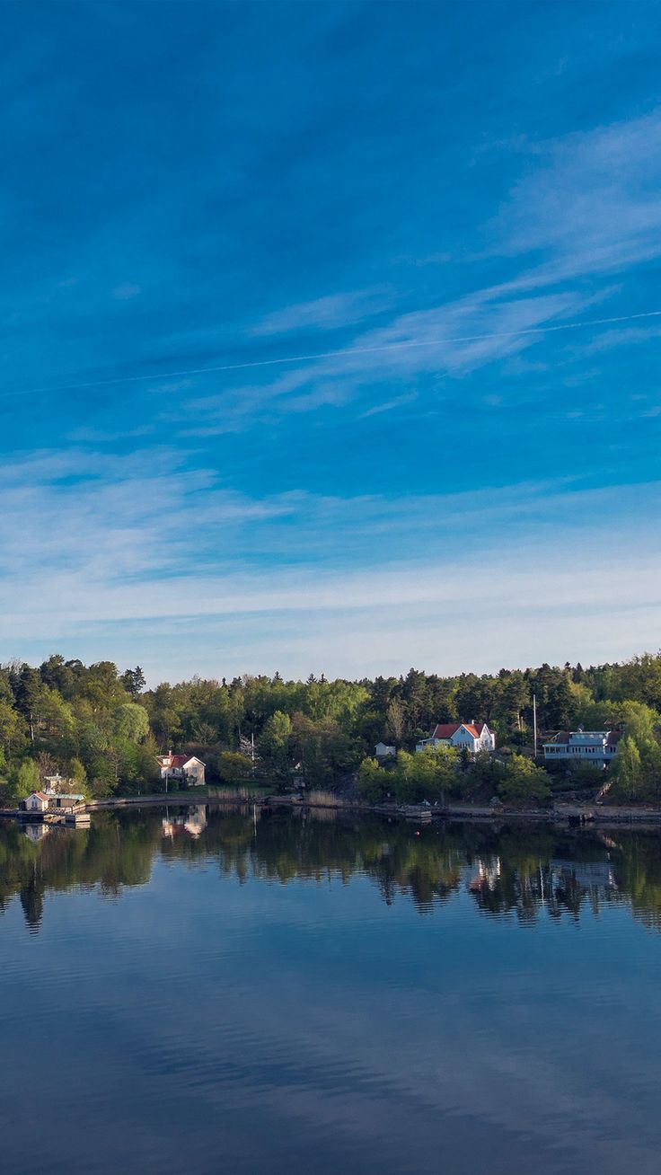 Peaceful Lake Nature Summer Mountain iPhone 6 Wallpaper Download. iPhone Wallpaper, iPad wallpa. Wallpaper iphone summer, Beautiful nature scenes, Nature scenes