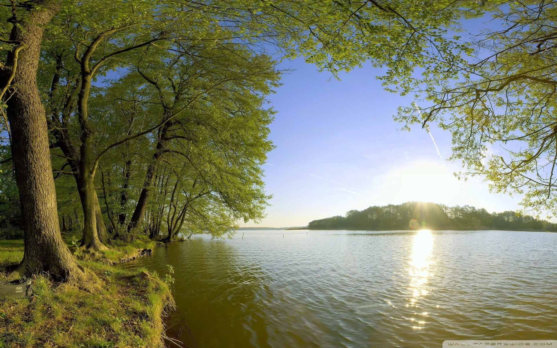 Lake, Summer Ultra HD Desktop Background Wallpaper for 4K UHD TV, Multi Display, Dual Monitor, Tablet