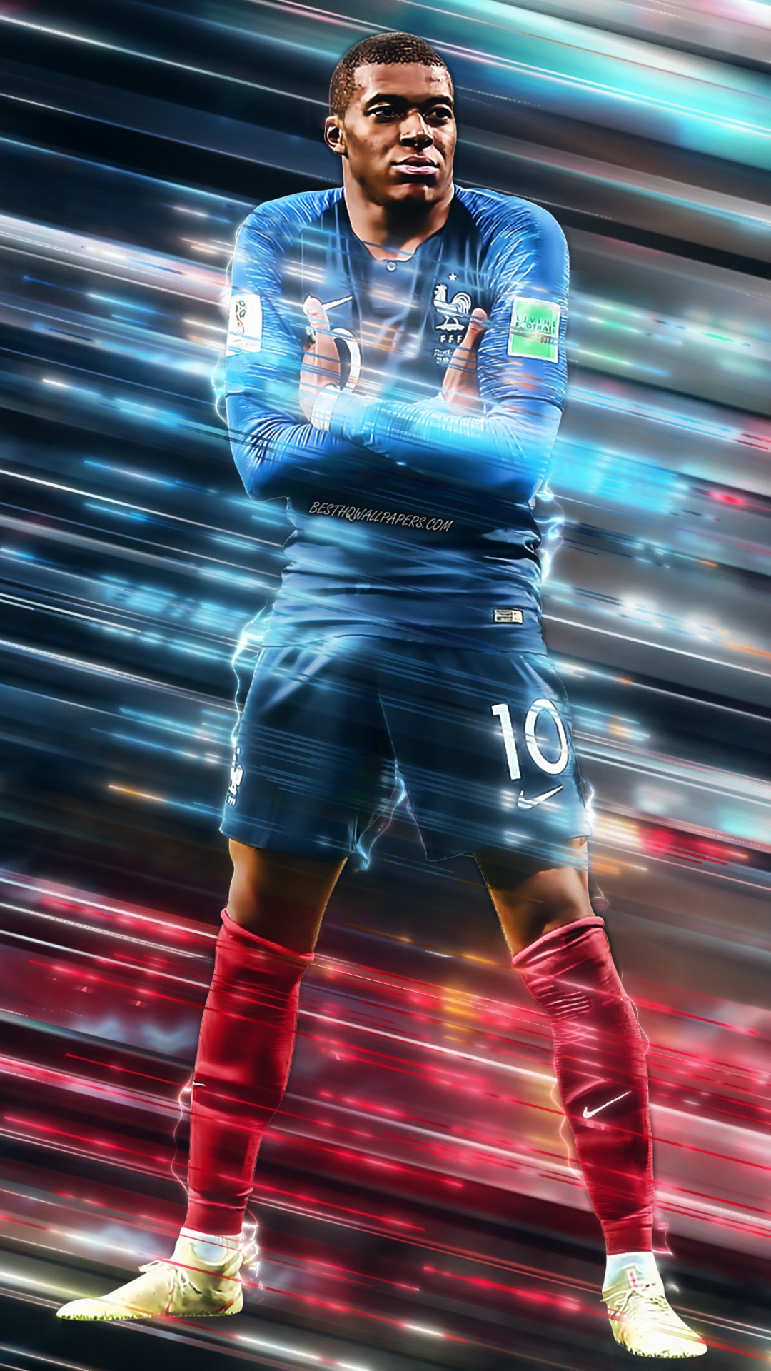 Wallpapers ID: 393135 / Sports Kylian Mbappé Phone Wallpaper, French, Soccer, 1080x1920 free download