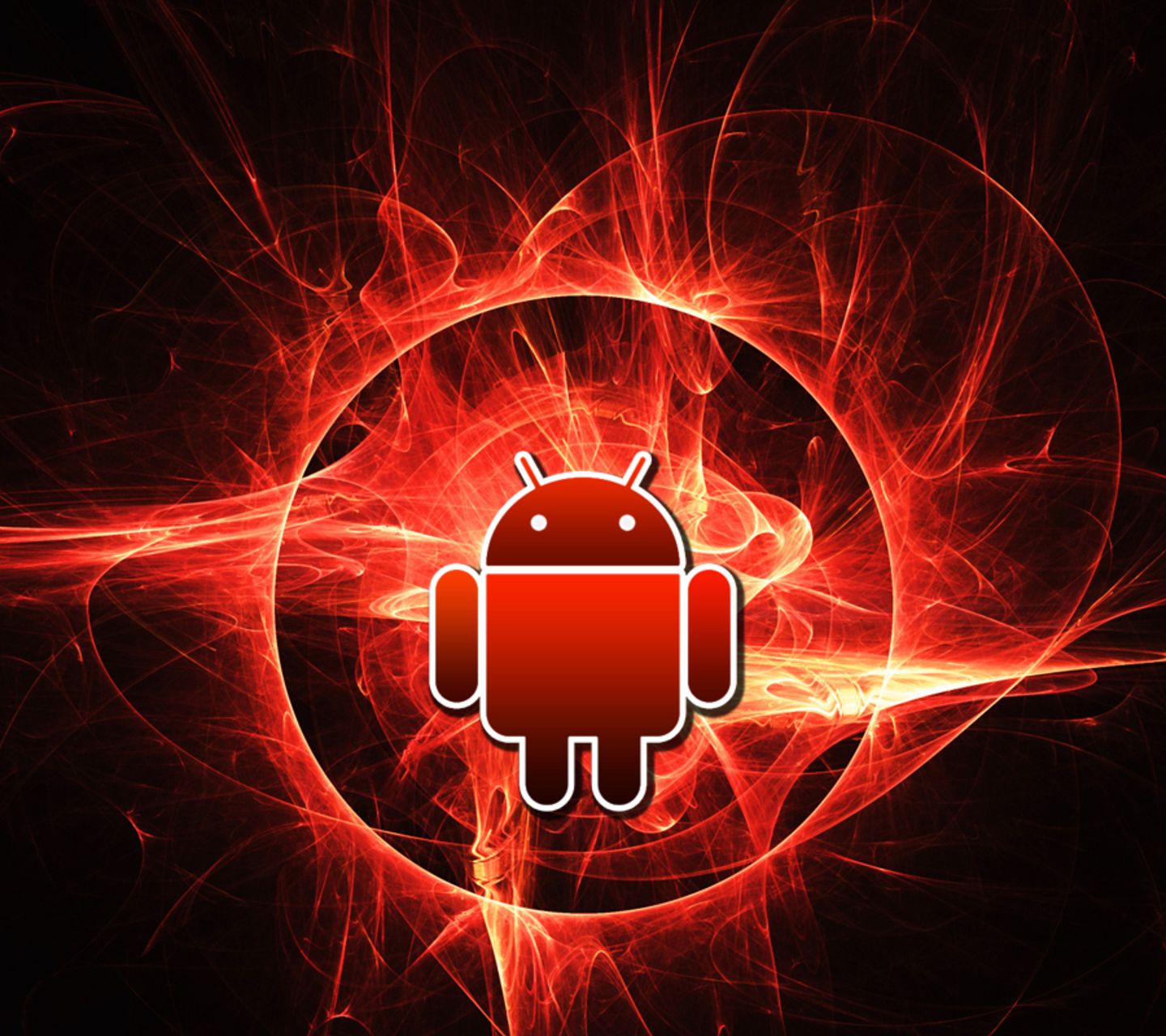 Android robot on sparkler tracers. Best wallpaper android, Android wallpaper red, Android wallpaper