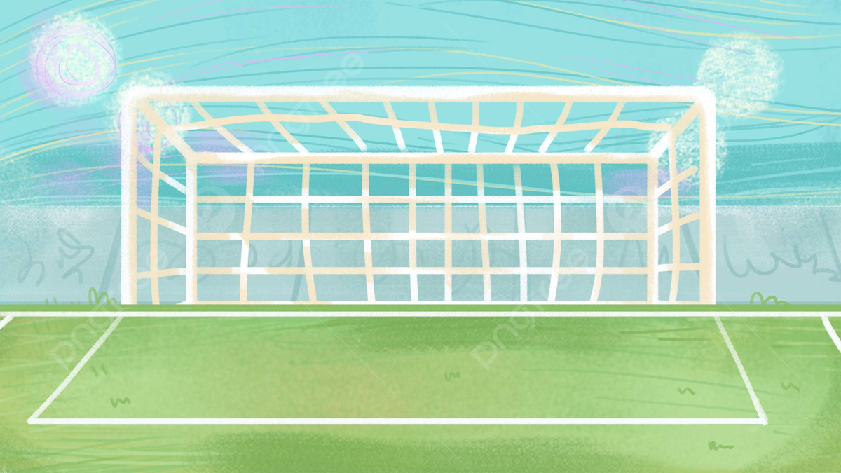 Minimalistic Hand Drawn Soccer Goal Background Elements, Simple Hand Drawing, Football, Goal Background Image And Wallpaper for Free Download