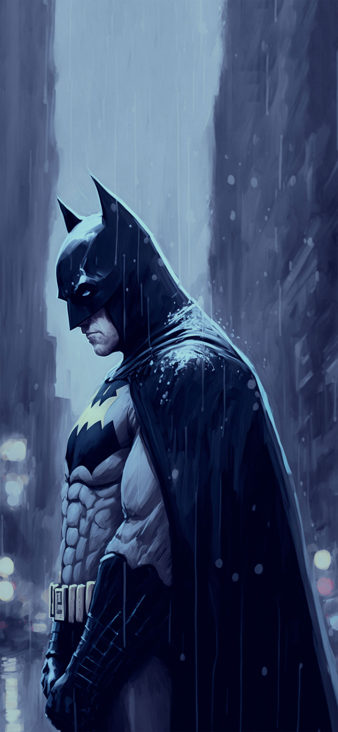 Download 8k Ultra Hd Amoled Batman In Rain Wallpaper
