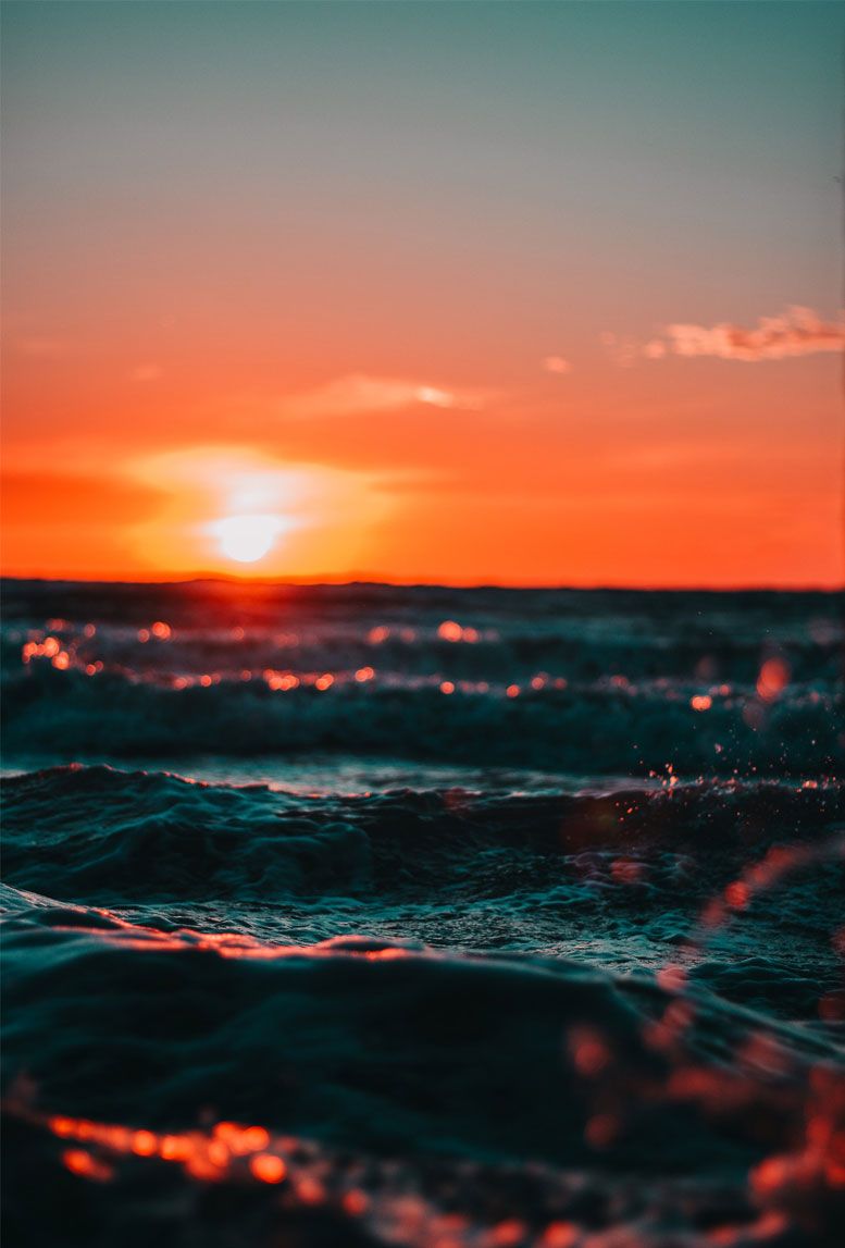 Beautiful and romantic sunset iphone wallpaper Wallpaper