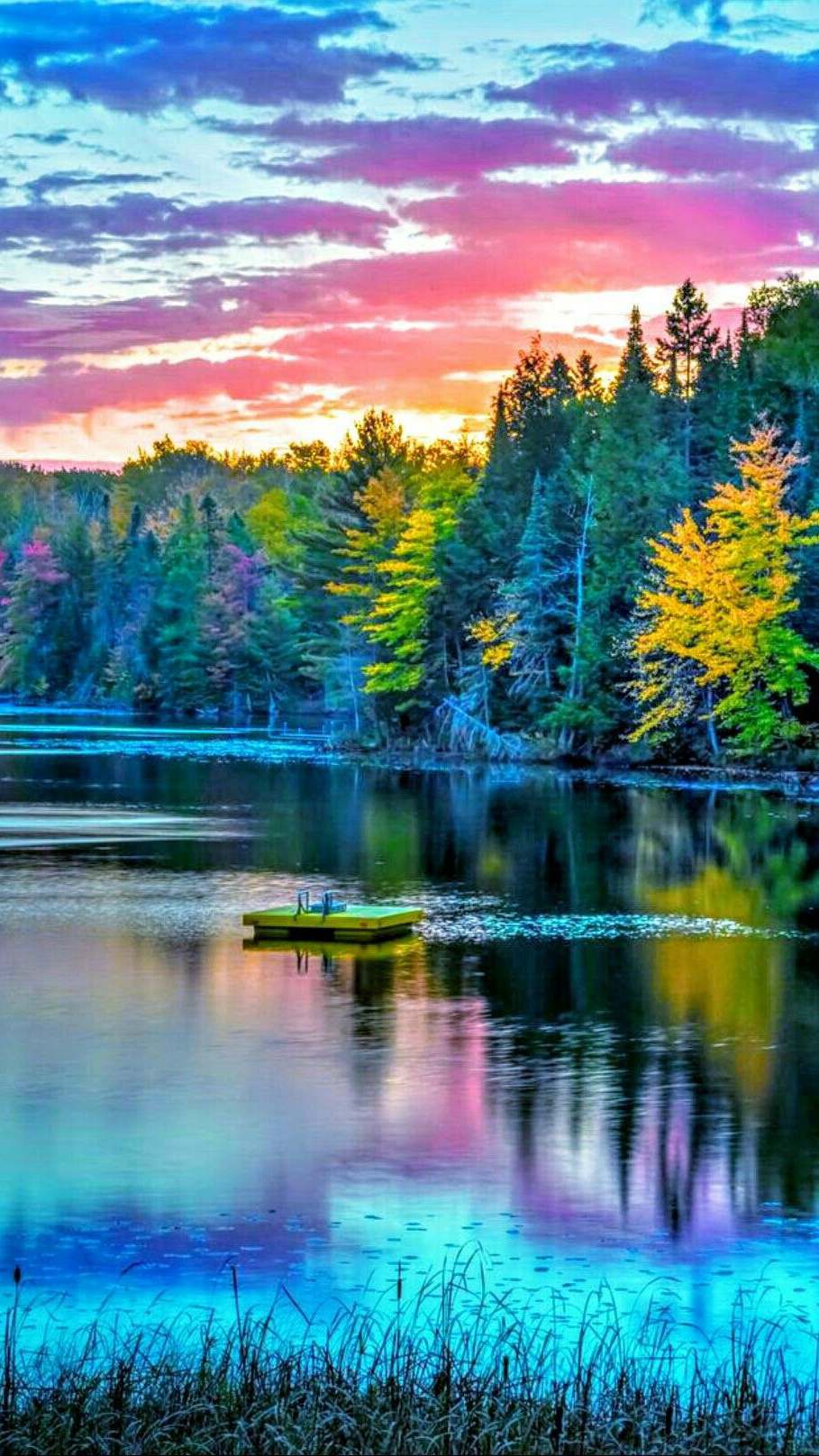Nature Scenery Lake Colourful IPhone Wallpaper Wallpaper, iPhone Wallpaper