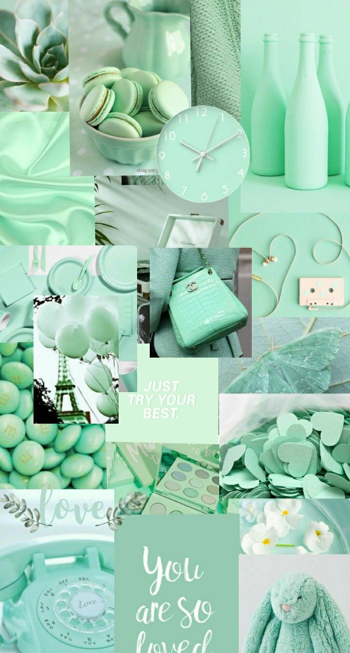 Mint Green Aesthetic Wallpapers - Wallpaper Cave