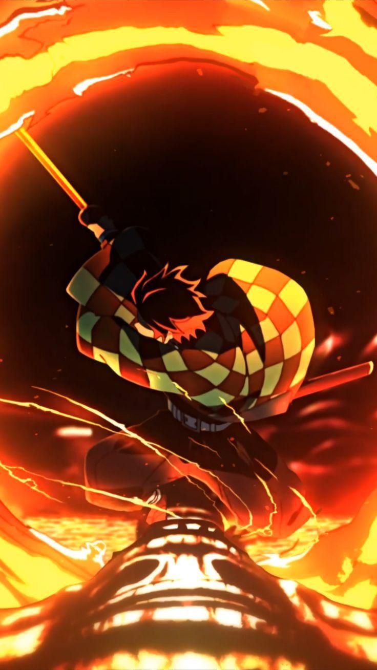 Save & Follow. Tanjiro Kamado • Live Wallpaper • Demon Slayer • Kimetsu no Yaiba • Mugen x2560 wallpaper, Fondo de pantalla de anime iphone, Arte en vivo