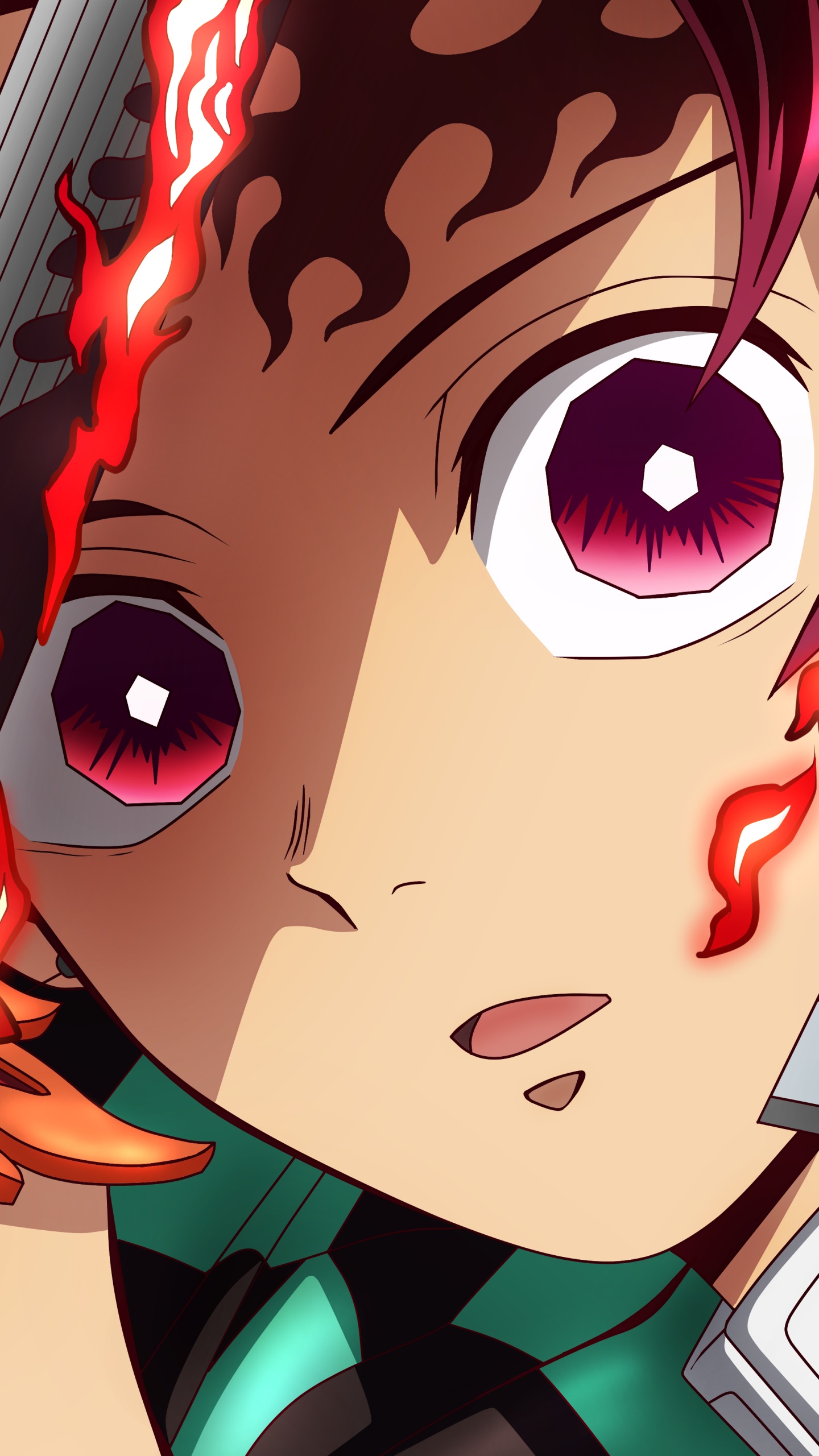 Wallpaper / Anime Demon Slayer: Kimetsu no Yaiba Phone Wallpaper, Hinokami Kagura, Tanjiro Kamado, 1440x2560 free download