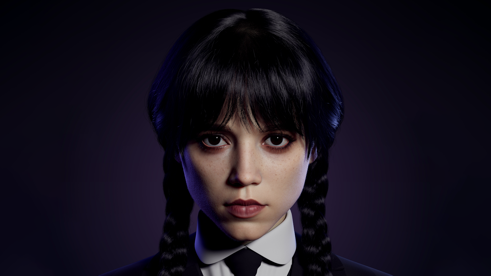 WEDNESDAY ADDAMS 4K WALLPAPER FOR PC
