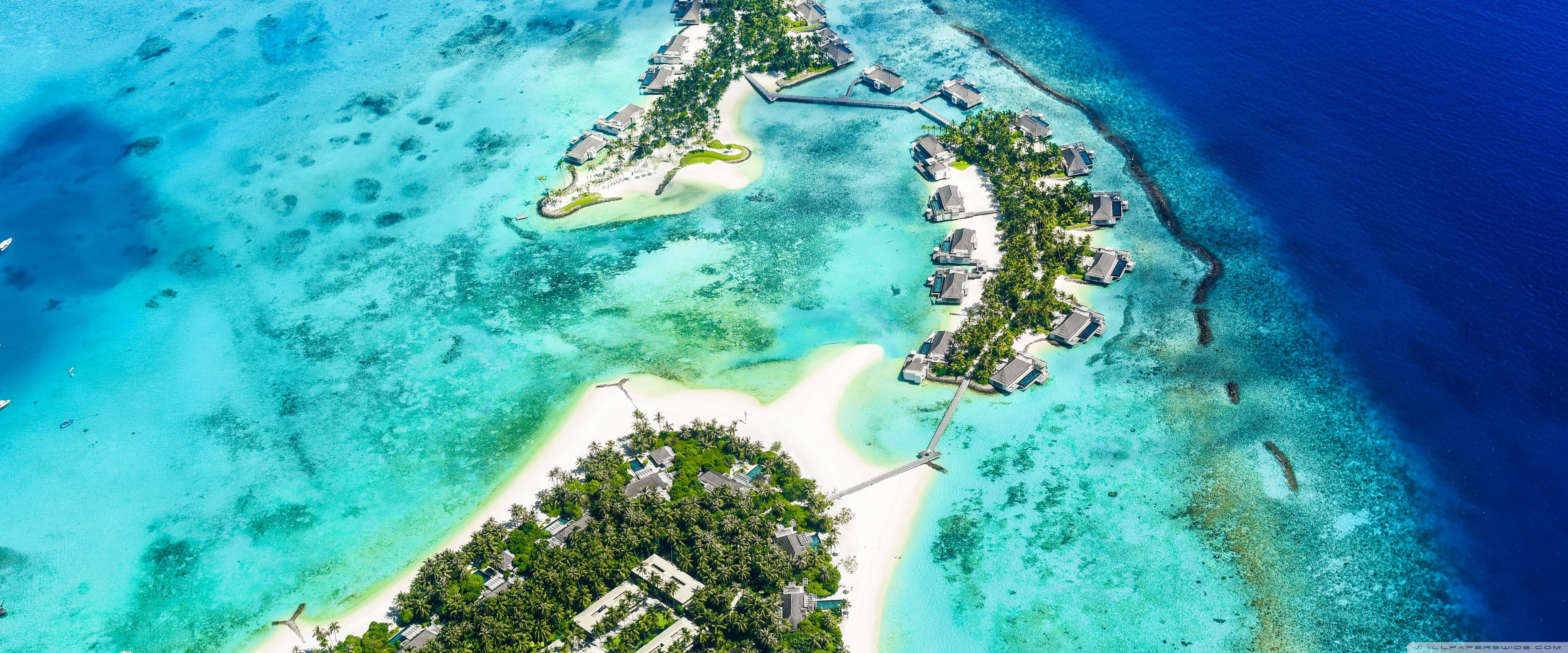 Beach Islands Aerial view 5K Ultra HD Desktop Background Wallpaper for 4K UHD TV, Widescreen & UltraWide Desktop & Laptop, Tablet