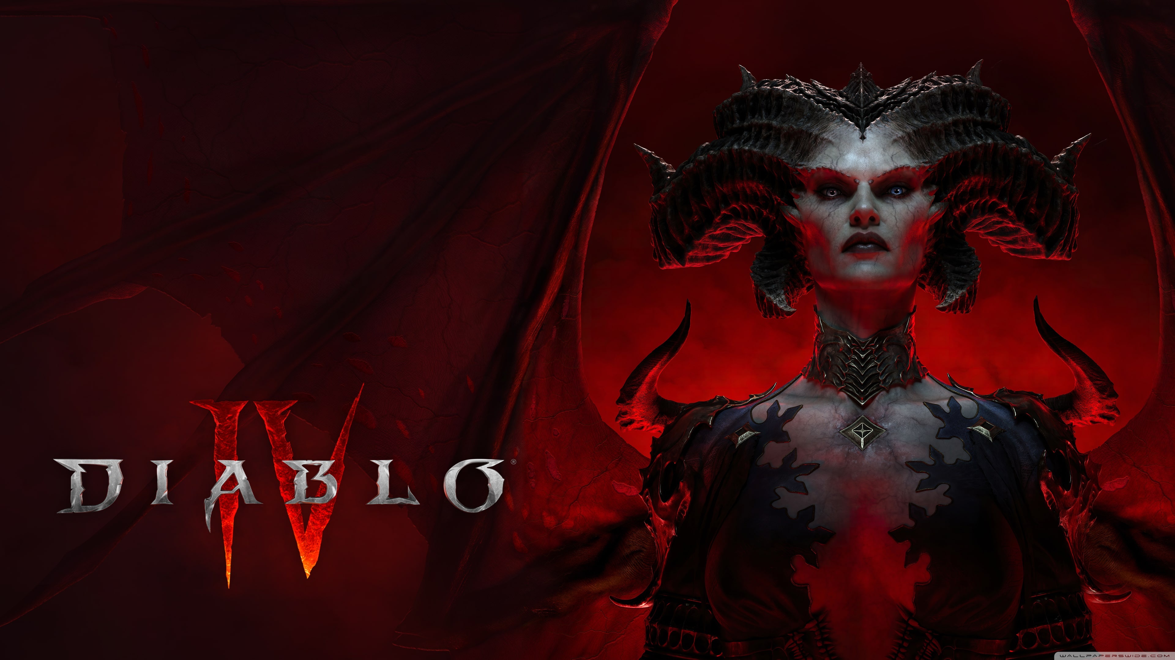 Diablo 4 IV 2023 Video Game Lilith Ultra HD Desktop Background Wallpaper for 4K UHD TV, Tablet