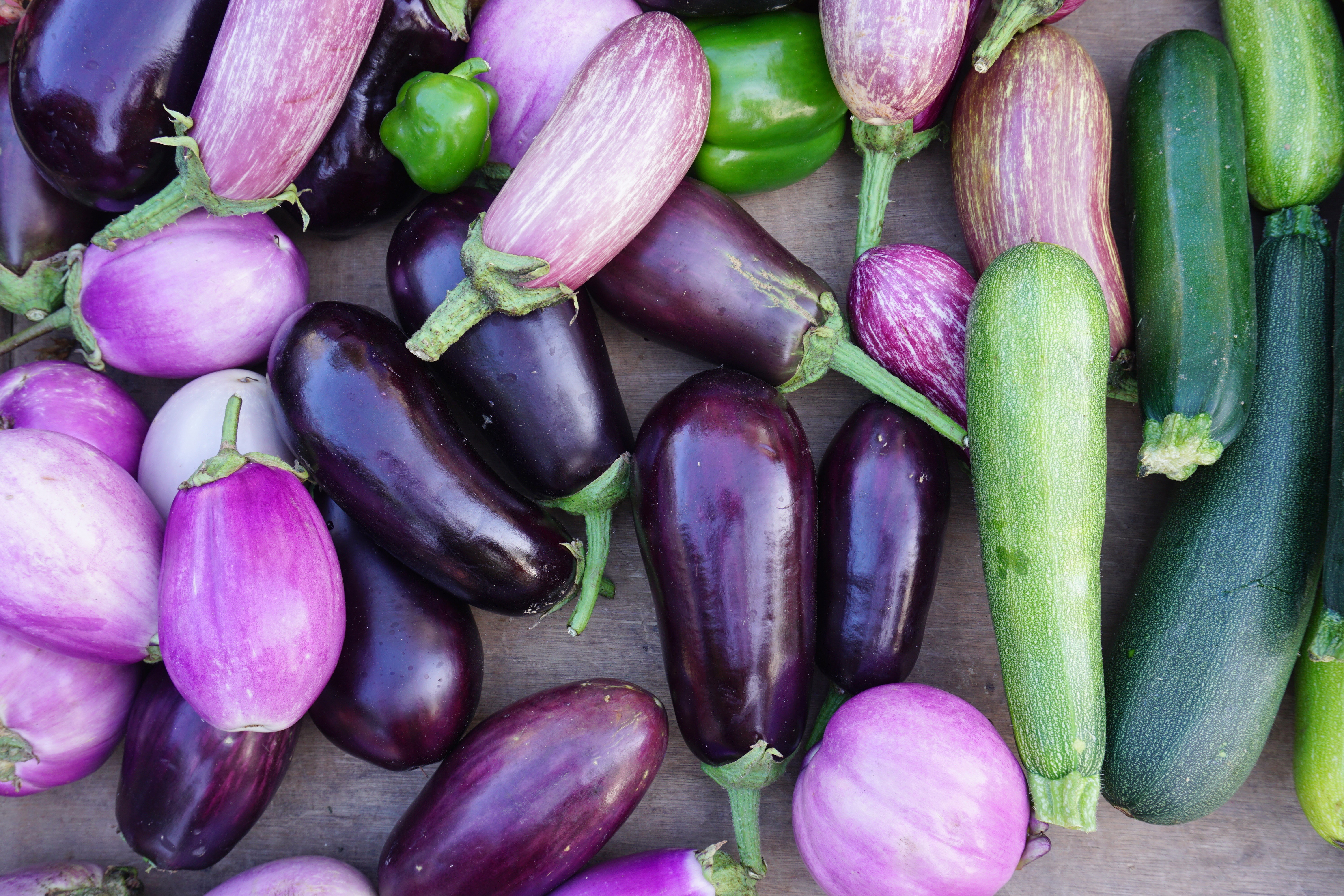 4K, 5K, 6K, Vegetables, Closeup, Eggplant Gallery HD Wallpaper