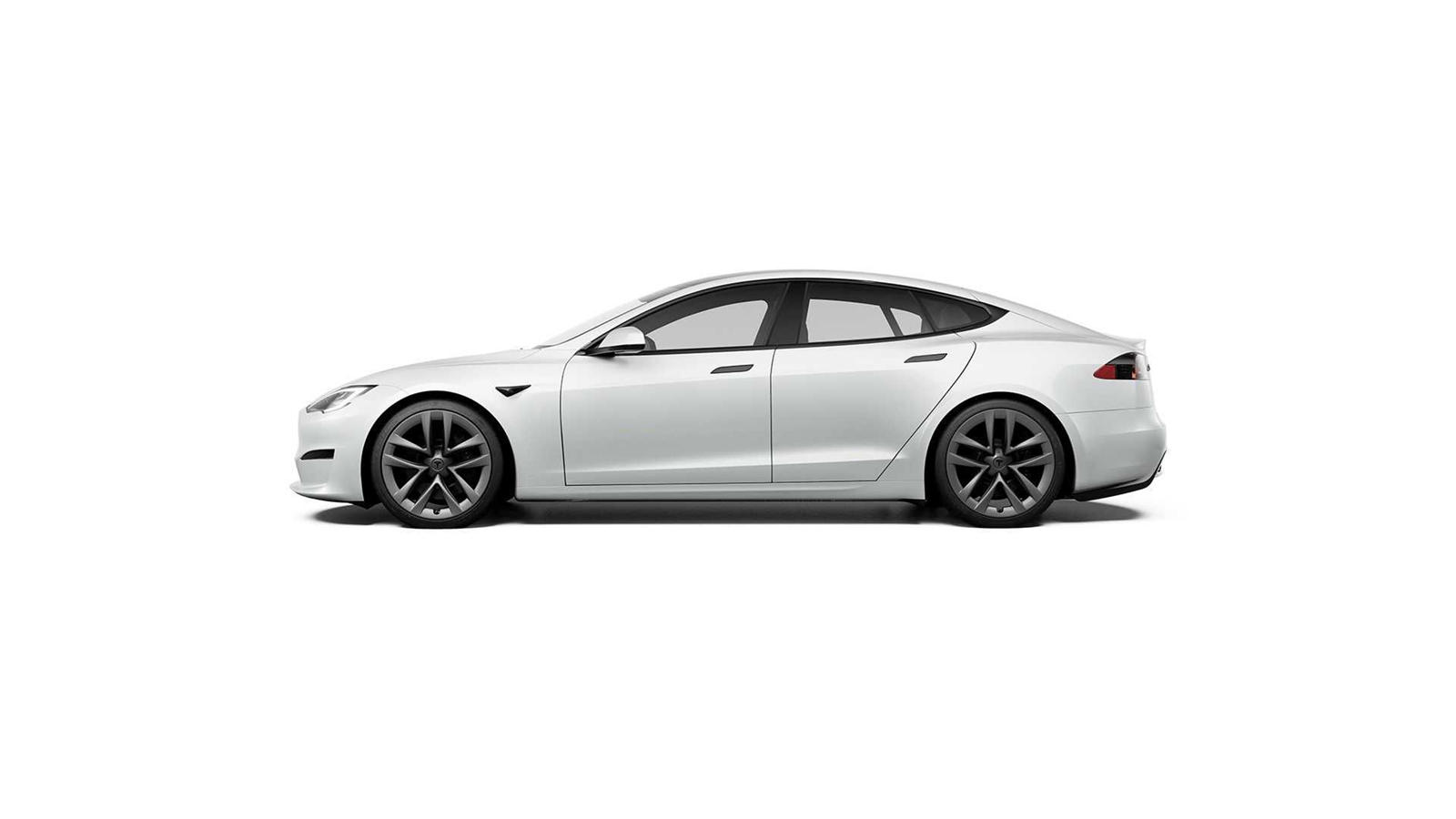 2023 Tesla Model S Plaid Exterior Colors & Dimensions: Length, Width, Tires