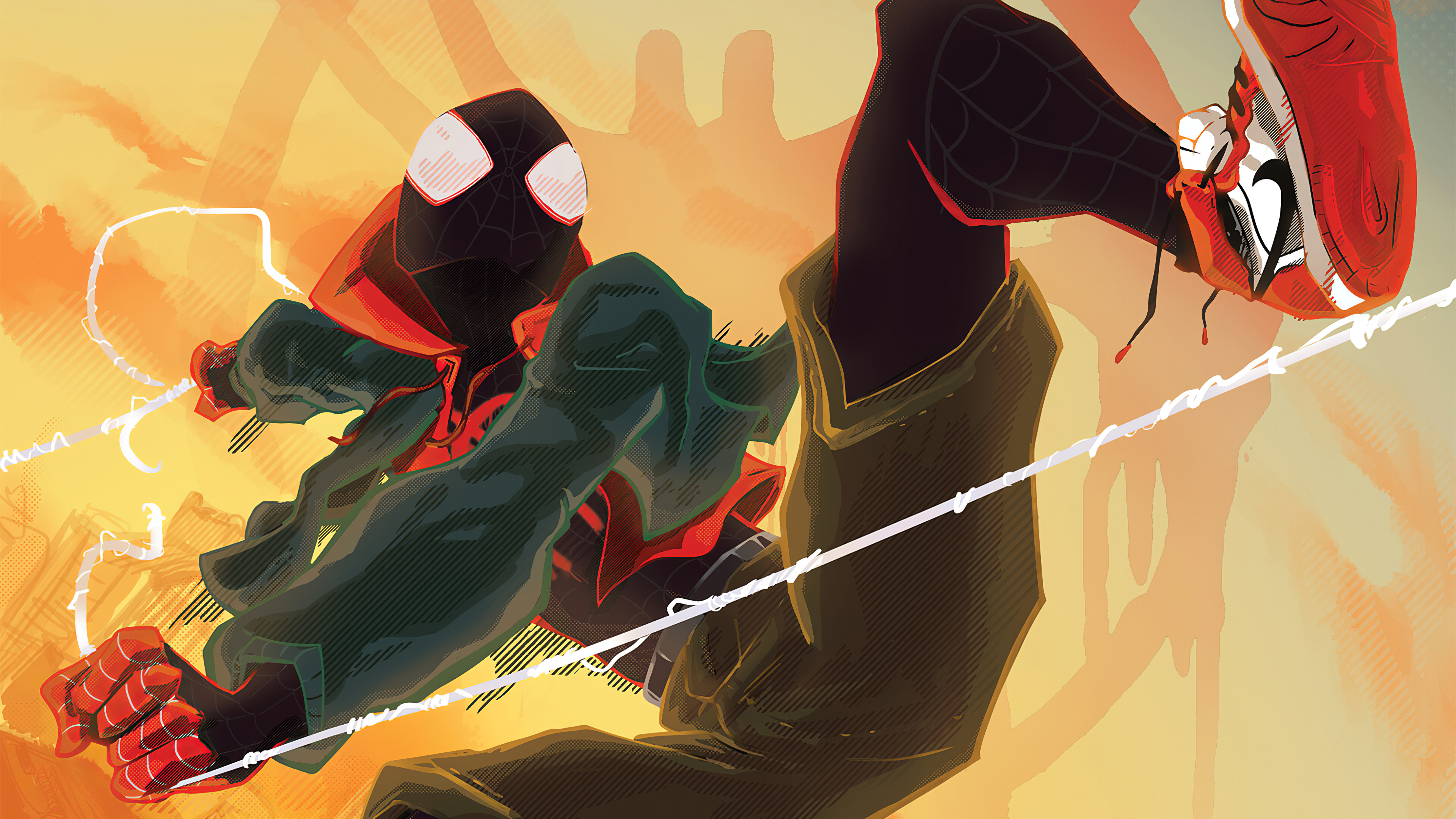 Spider Man: Into The Spider Verse 4k Ultra HD Wallpaper By Jordan Peat