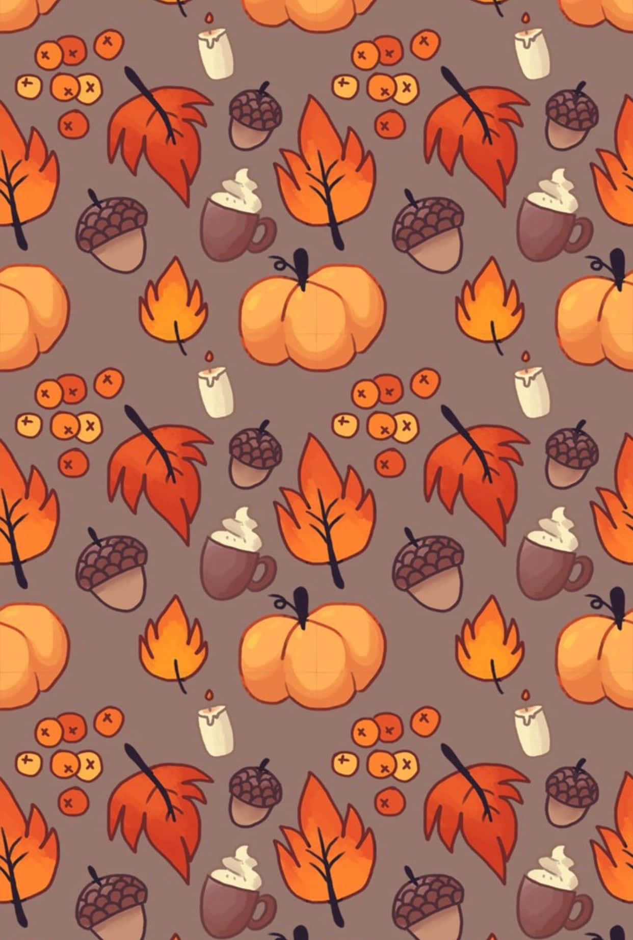 Download Fall Halloween iPhone Orange