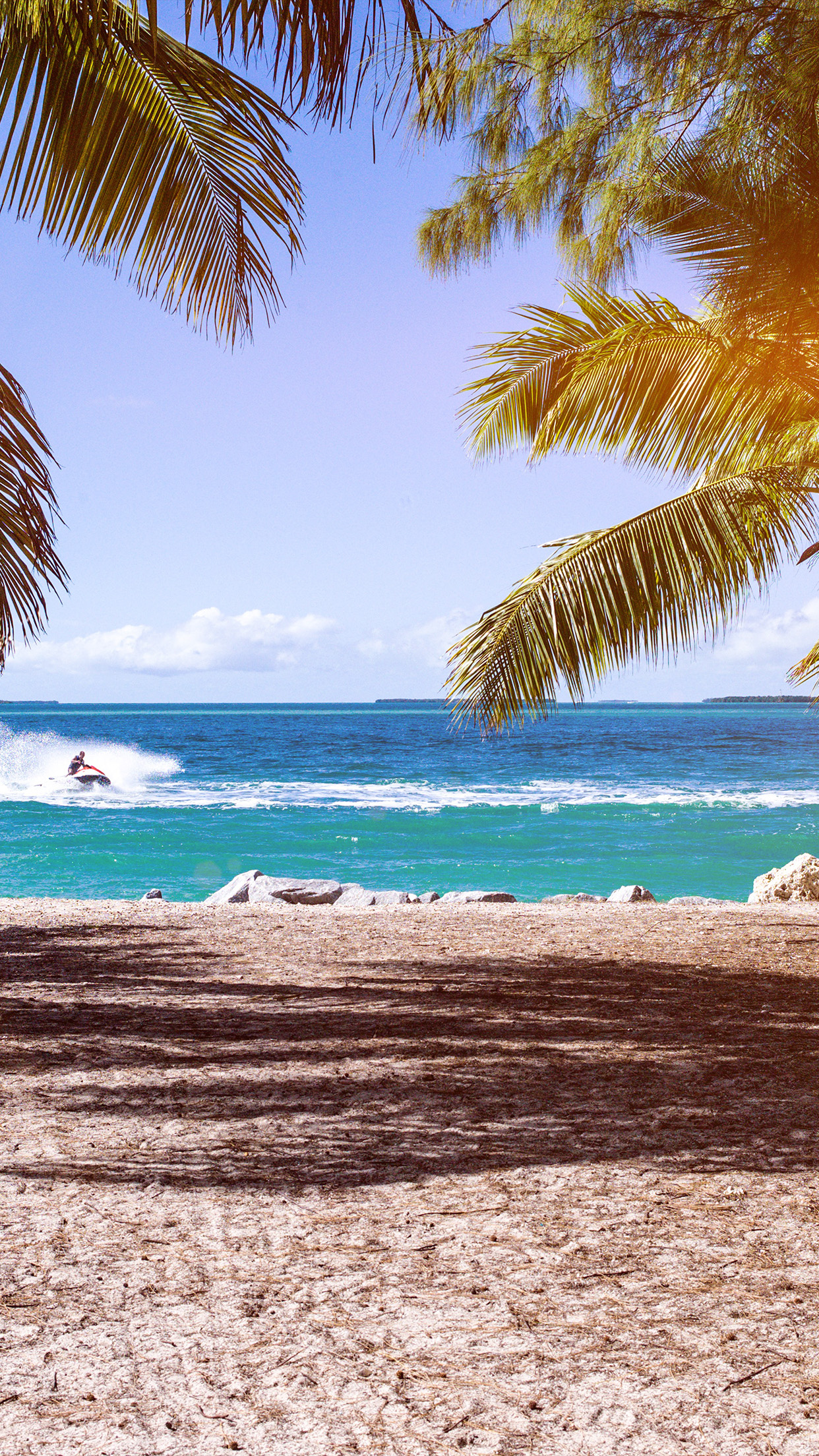 iPhone X wallpaper. summer vacation ocean sea nature beach
