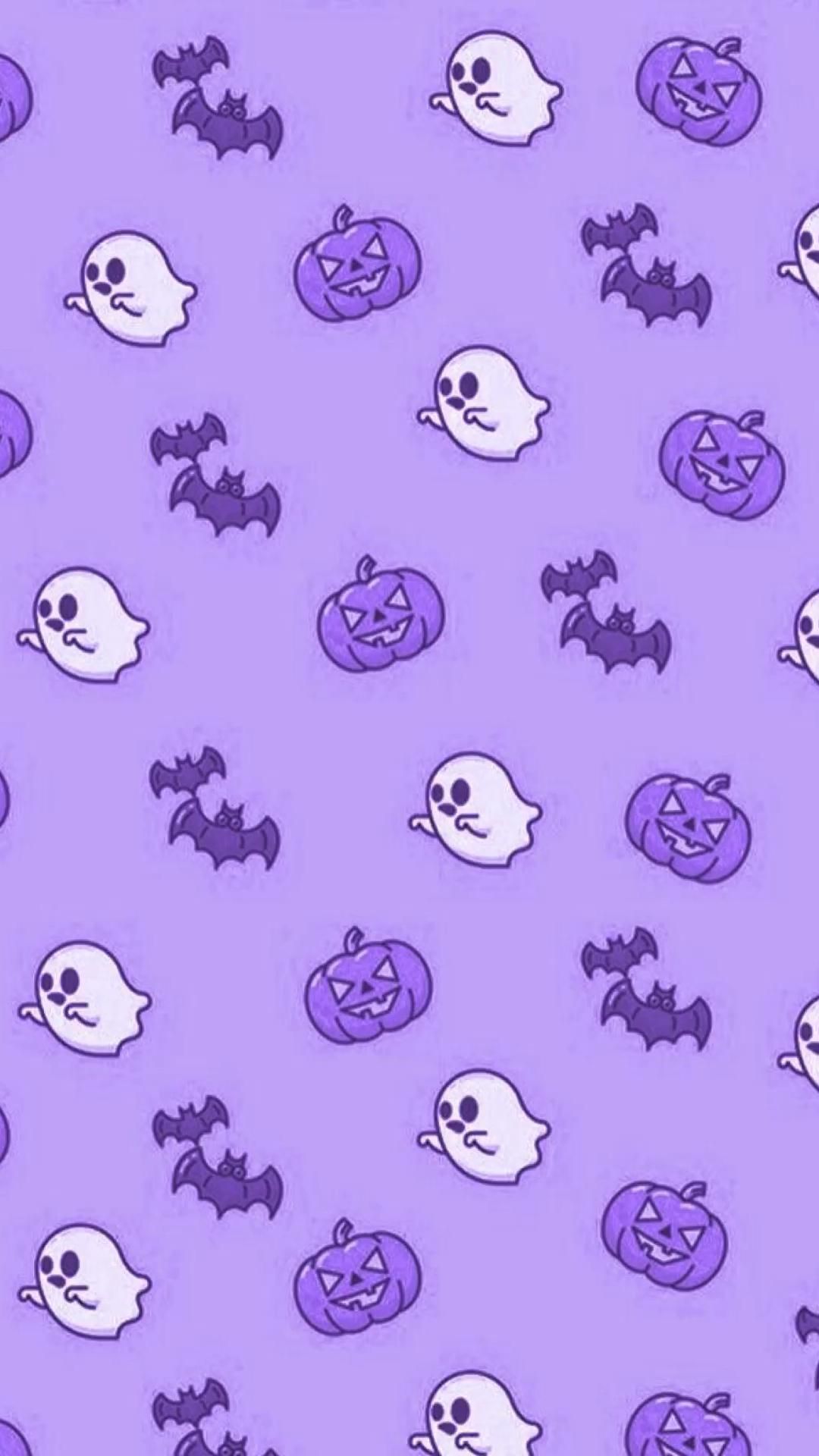 Purple theme wallpaper. Halloween wallpaper iphone, Halloween wallpaper cute, Halloween wallpaper background