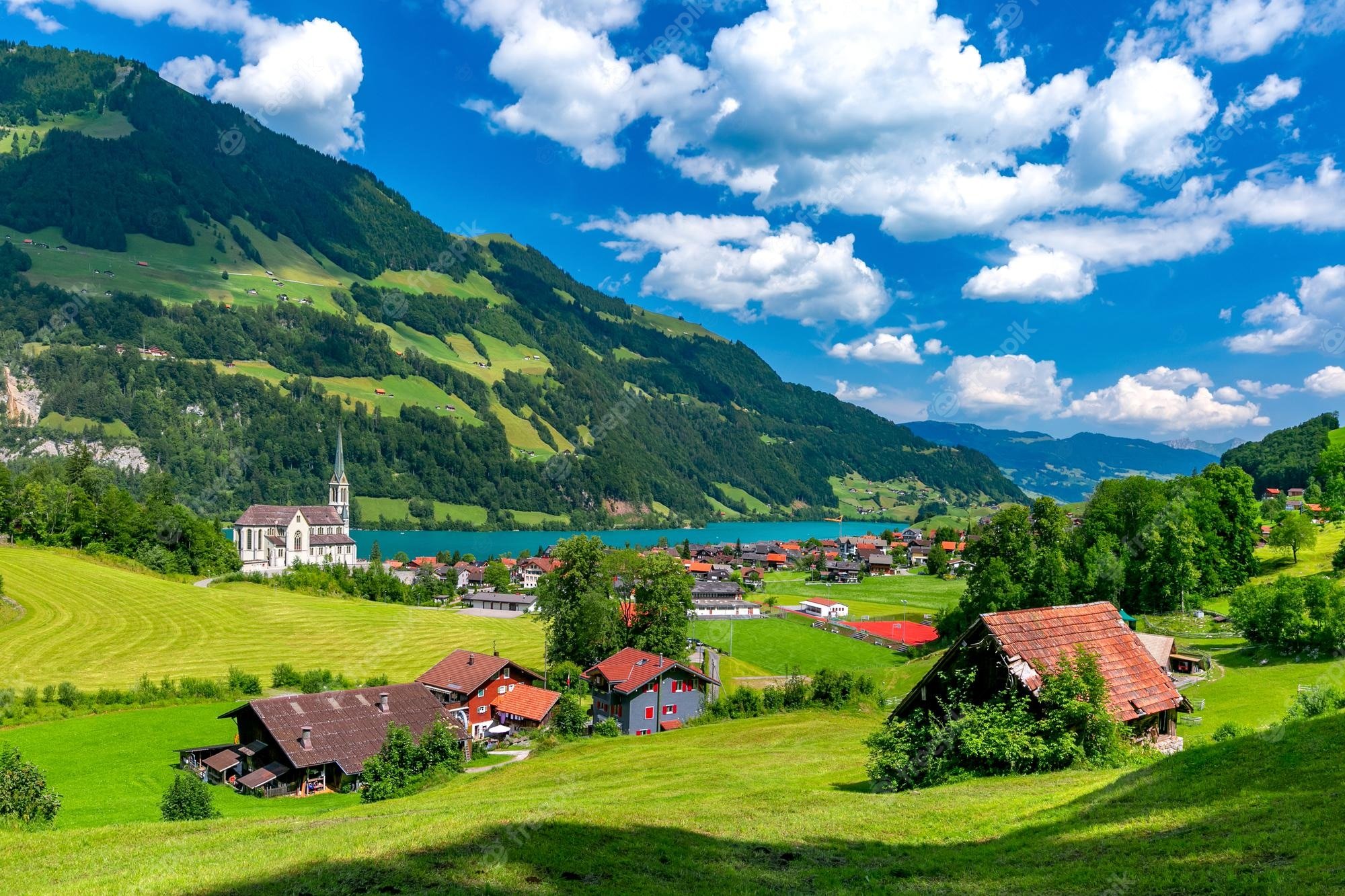 Swiss Village Wallpapers - Wallpaper Cave