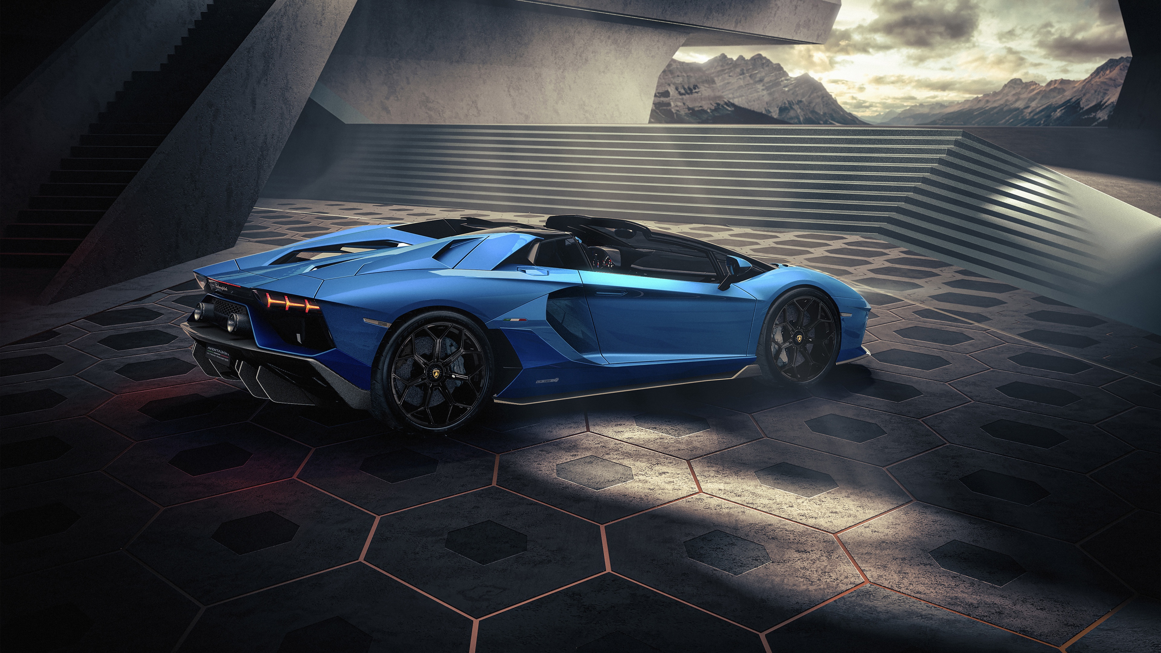 Lamborghini Aventador LP 780 4 Ultimae Roadster Wallpaper 4K, Supercars, 2021, 5K, Cars